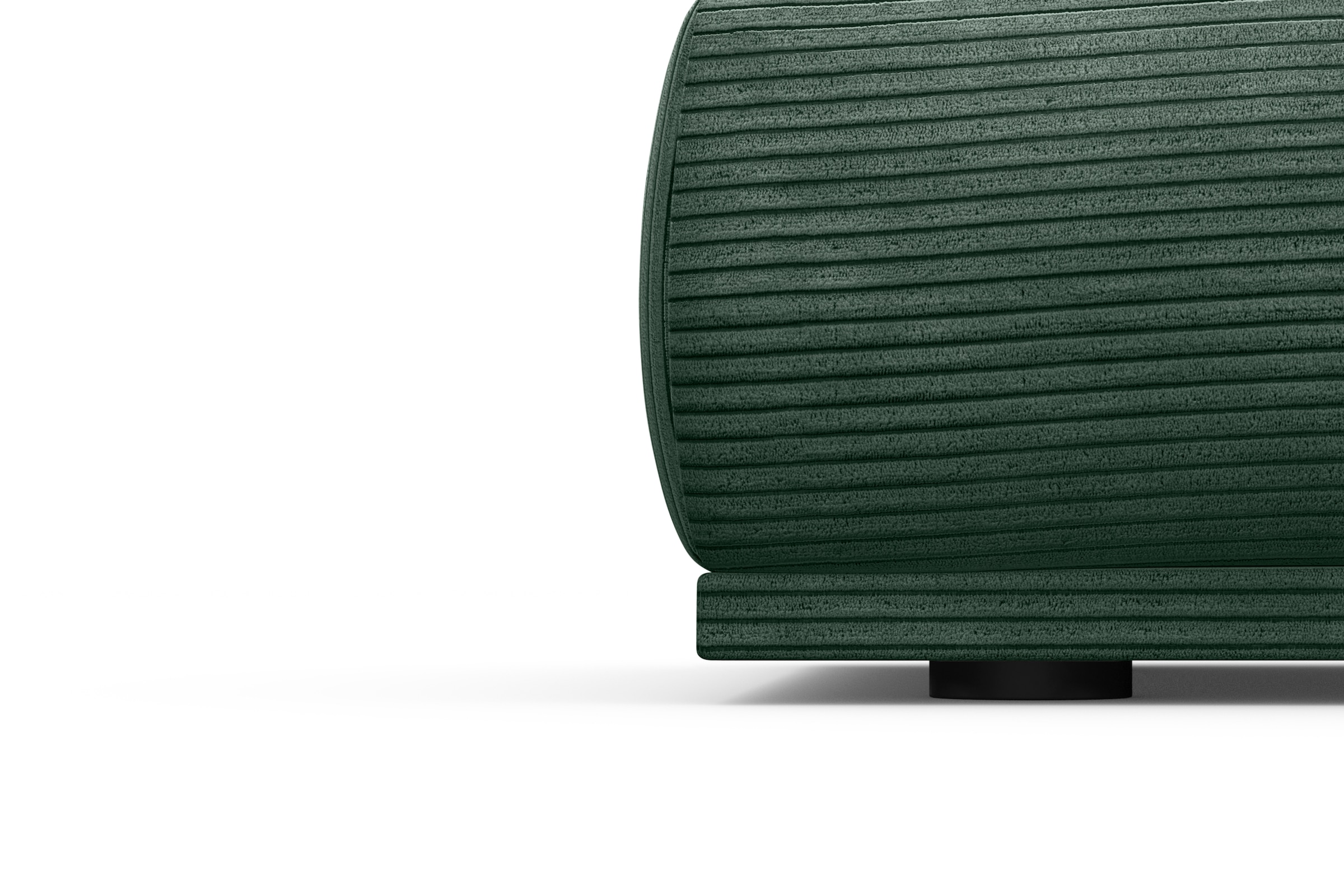 TRENDMANUFAKTUR Hocker »Braga, mit hochwertigem Kaltschaum, quadratisch, in Cord erhältlich«, (1 St.), moderner Polsterhocker, 85/42/85 cm (B/H/T)