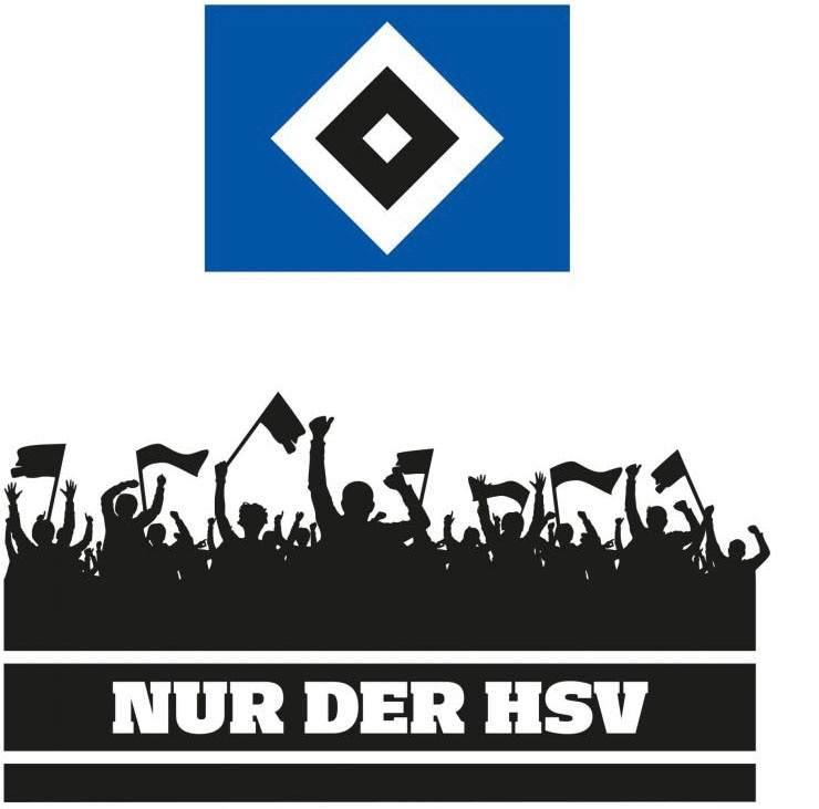 Logo«, Wall-Art (1 der St.) und »Nur bei Fans HSV Wandtattoo kaufen OTTO