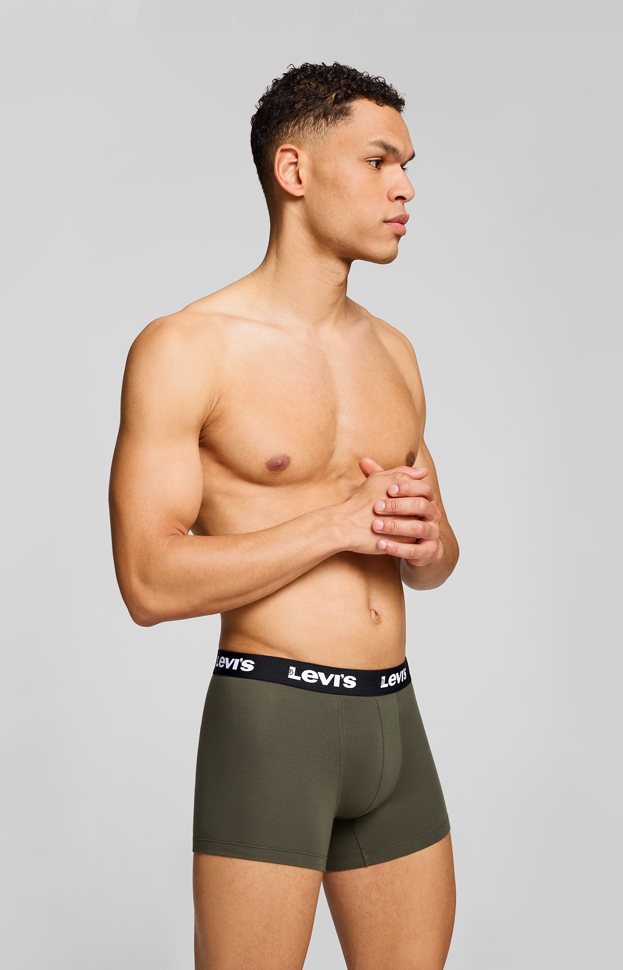 Levi's® Boxershorts »LEVIS MEN REPEAT LOGO BOXER BRIEF« 2er Pack,  ohne Eingriff, Logobund, elastisch