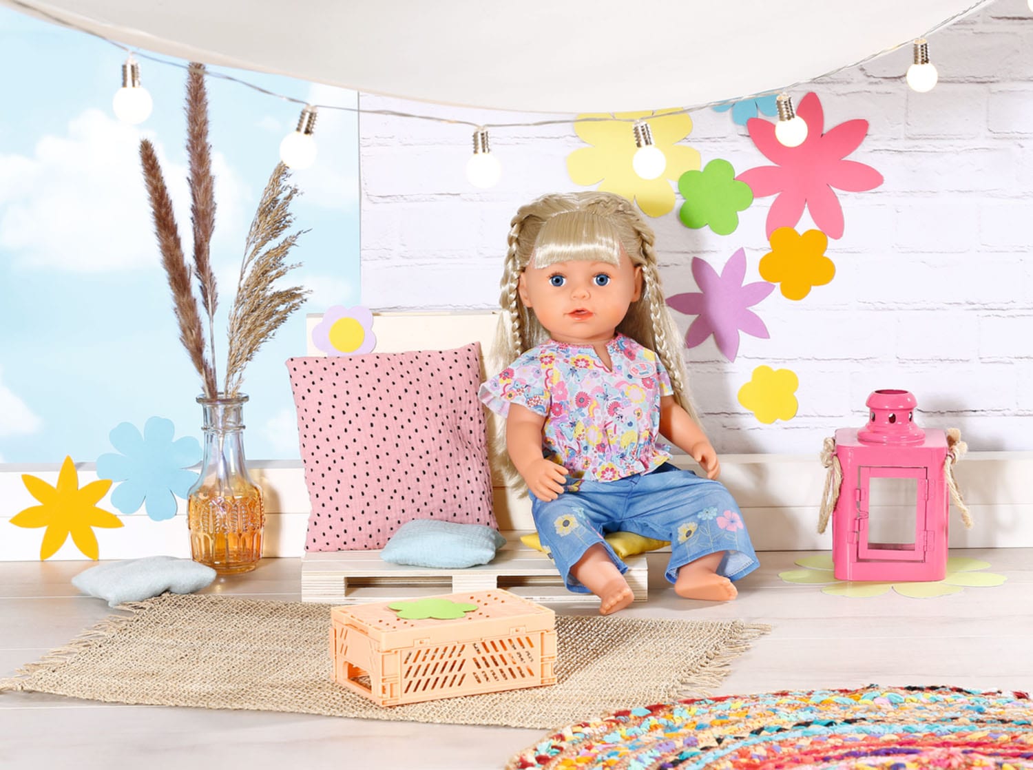 Baby Born Puppenkleidung »Trend Jeans, 43 cm«, mit Kleiderbügel