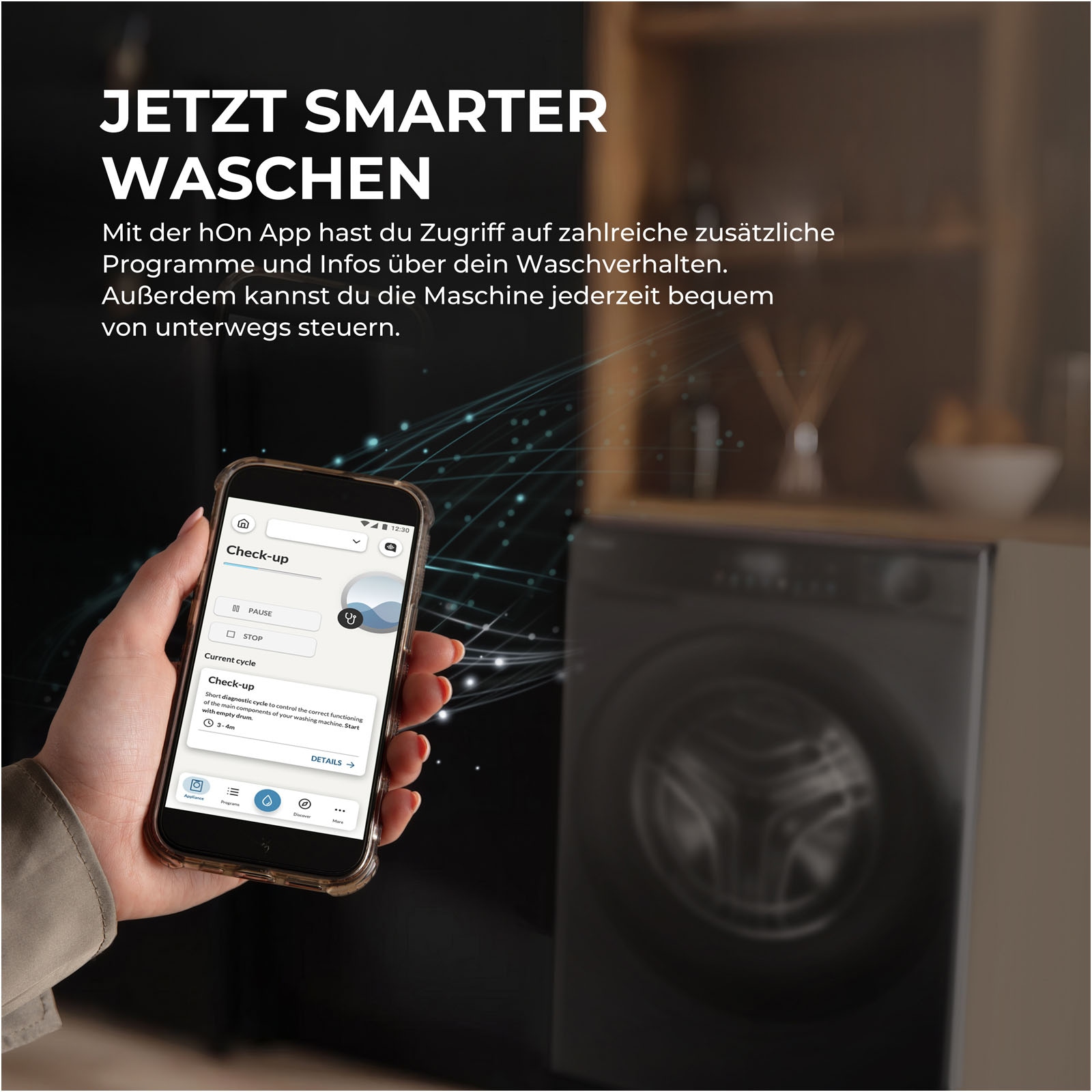 Haier Waschmaschine G5 Serie »HW90-BP14657BTU1« 9 kg 1400 U/min Smart AI Automatikprogramm & Wi-Fi