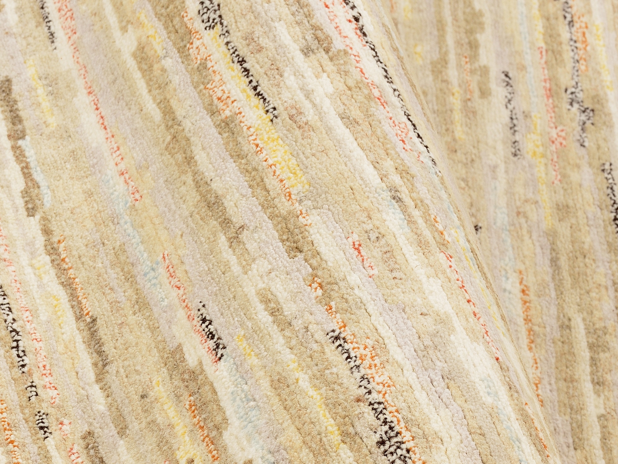 OCI DIE TEPPICHMARKE Orientteppich »HIMALI  LINEA« rechteckig 5 mm Höhe reine Wolle, handgeknüpft, mit Fransen, Wohnzimmer