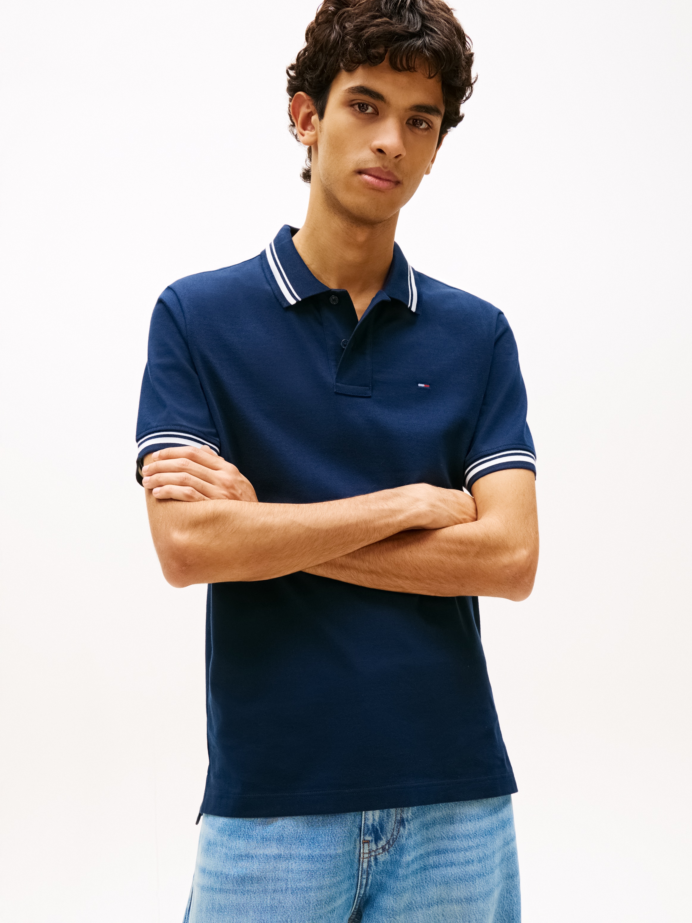 Tommy Jeans Poloshirt »TJM REGULAR TIPPED« Regular fit mit Polokragen