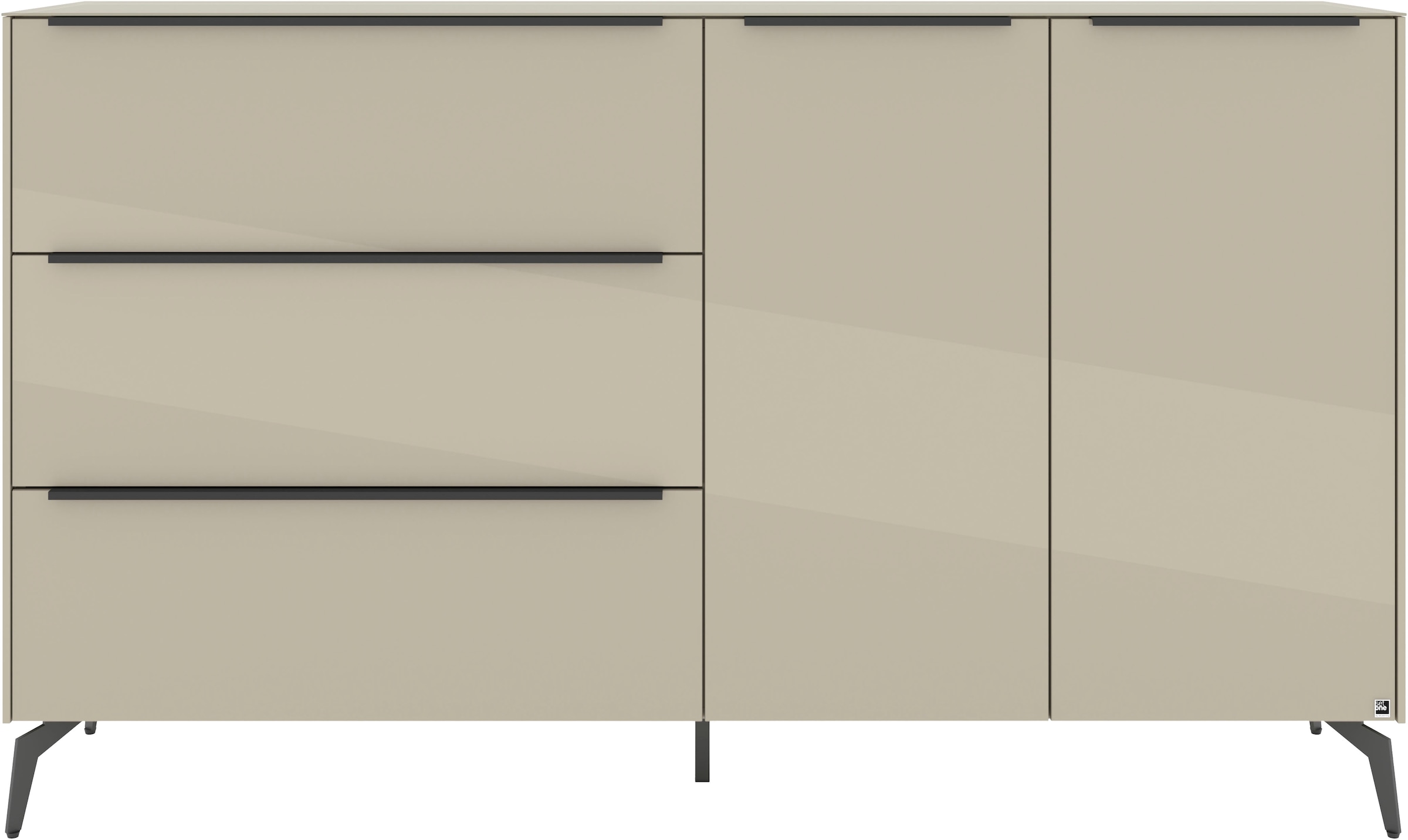 set one by Musterring Sideboard »Reno« 1 Stk. tlg. Mit Winkelfuß in diversen Farben, 109 cm Höhe & Farbauswahl