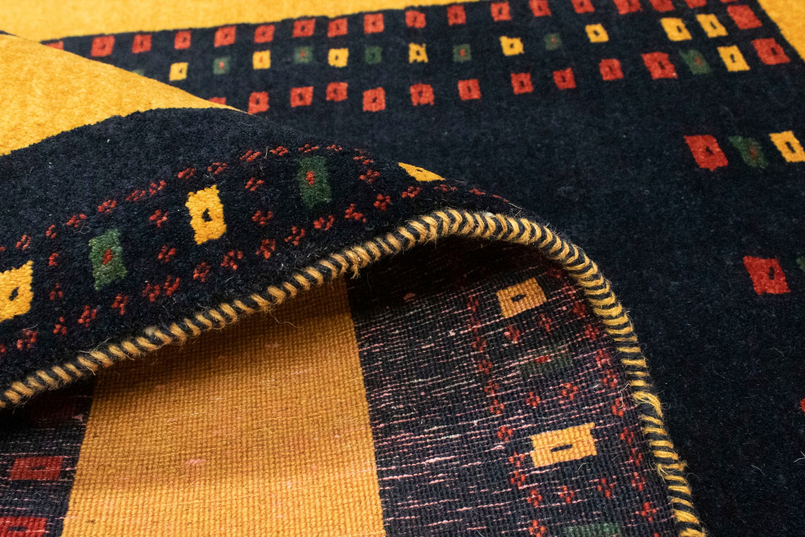 morgenland Wollteppich »Loribaft Teppich handgeknüpft dunkelblau«,  rechteckig, handgeknüpft bei OTTO