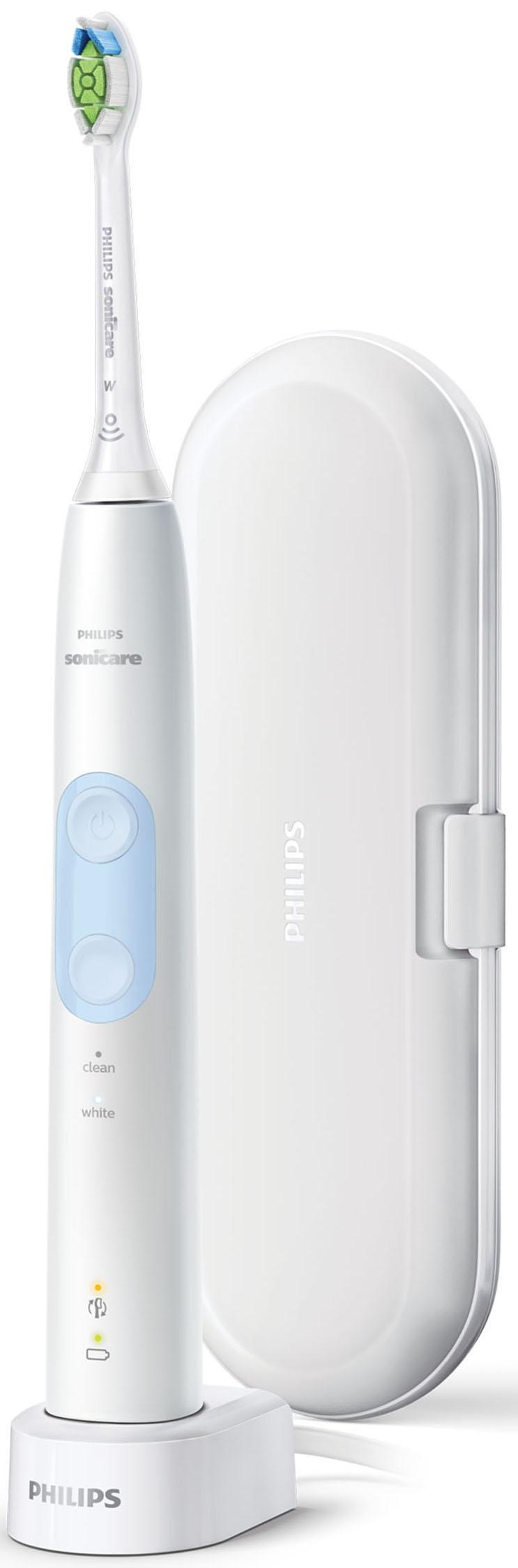 Philips Sonicare Elektrische Zahnbürste »HX6839/28«, 1 St. Aufsteckbürsten, ProtectiveClean 4500 Schallzahnbürste mit 2 Putzprogrammen inkl. Reiseetui & Ladegerät
