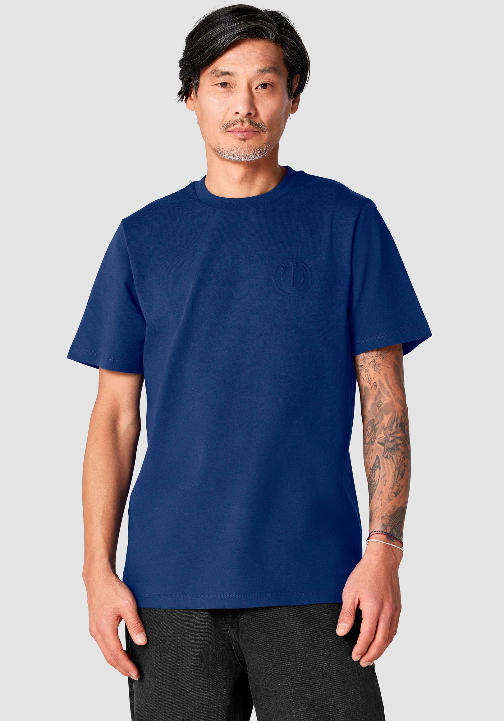 BMW Oversize-Shirt, mit Logostickerei auf Brusthöhe
