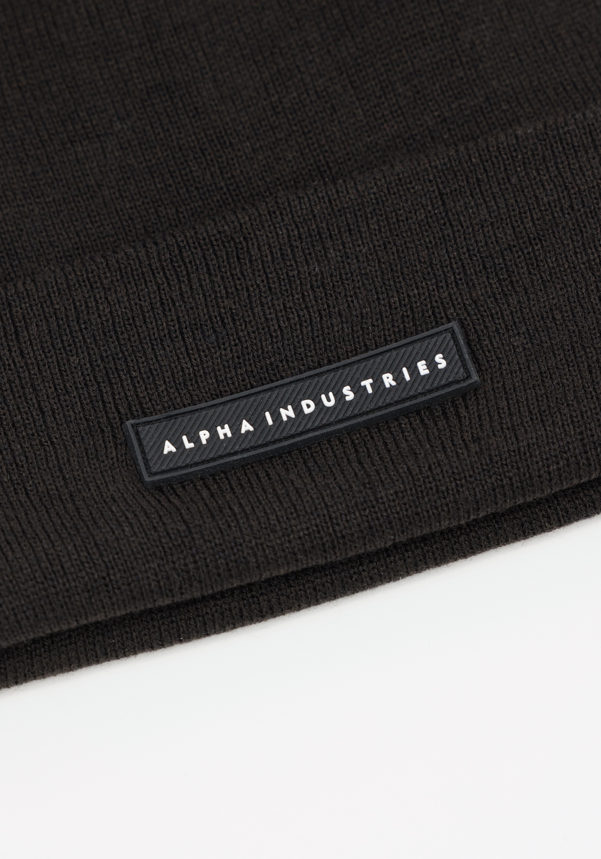 Alpha Industries Skimütze »Rubber Logo Beanie«