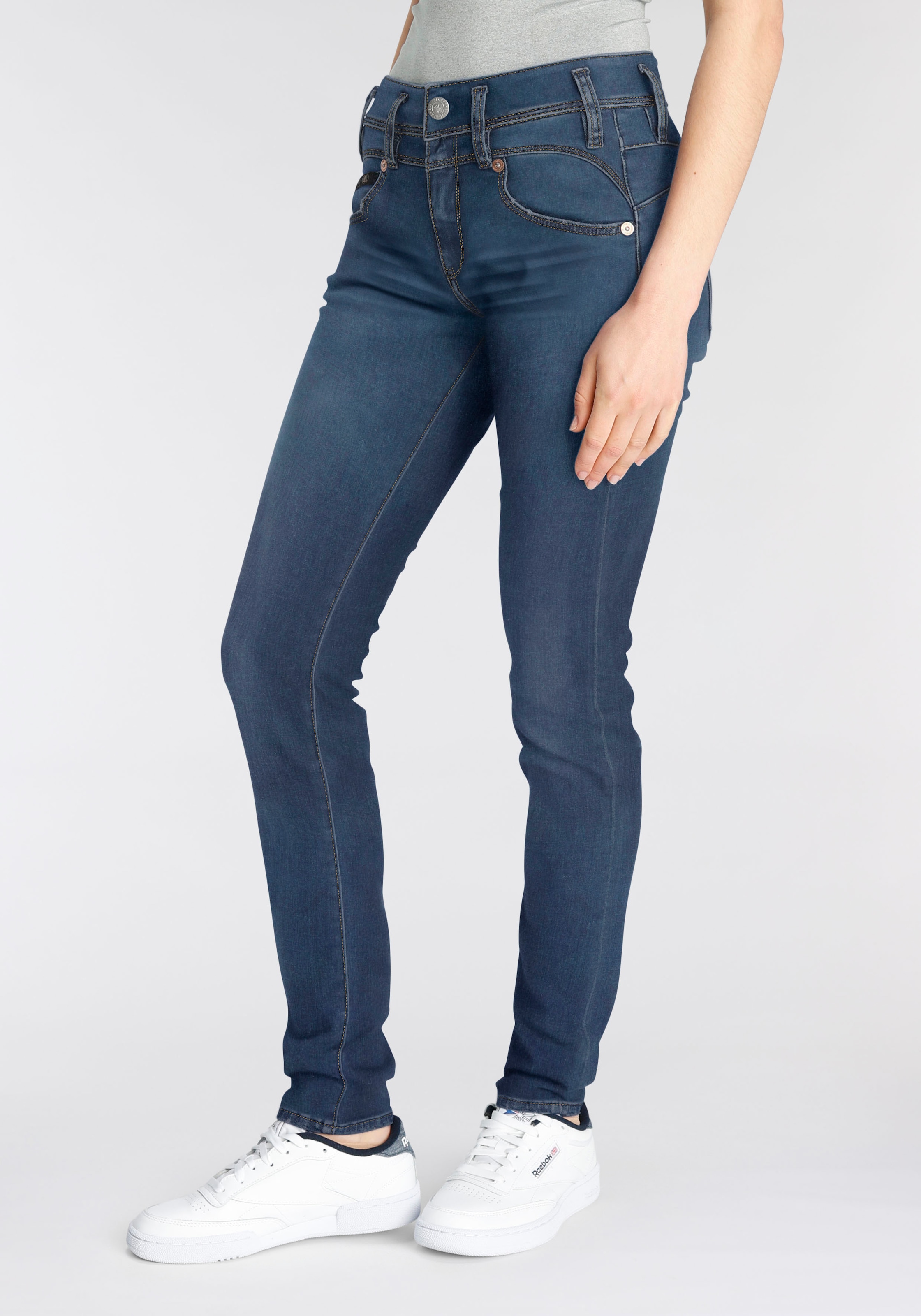 Herrlicher Slim-fit-Jeans »PEARL SLIM REUSED«, Nachhaltige Premium-Qualität enthält recyceltes Material