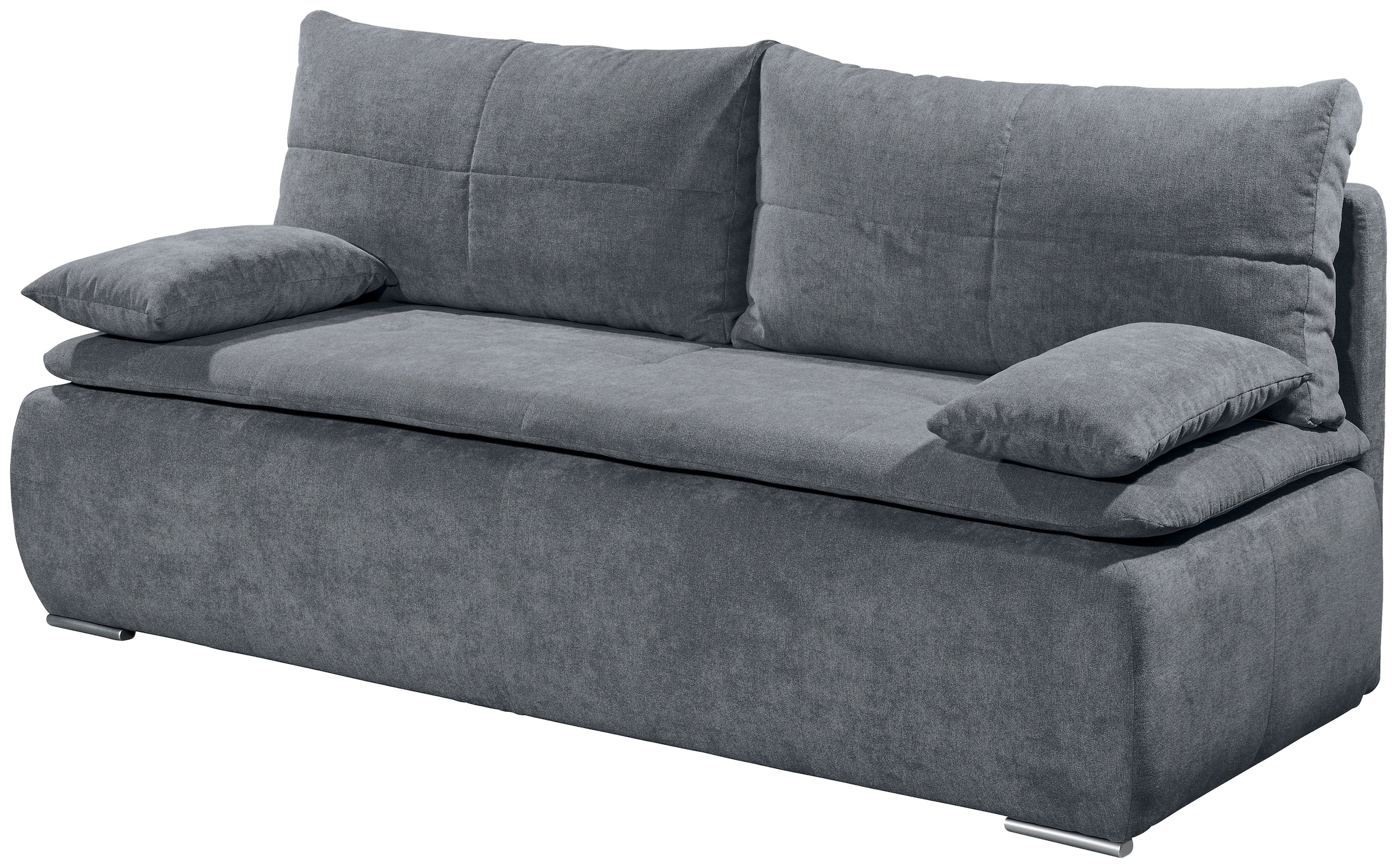 ED EXCITING DESIGN Schlafsofa »Jana«, mit Bettfunktion und Bettkasten, sowie Rücken- und Armlehnkissen
