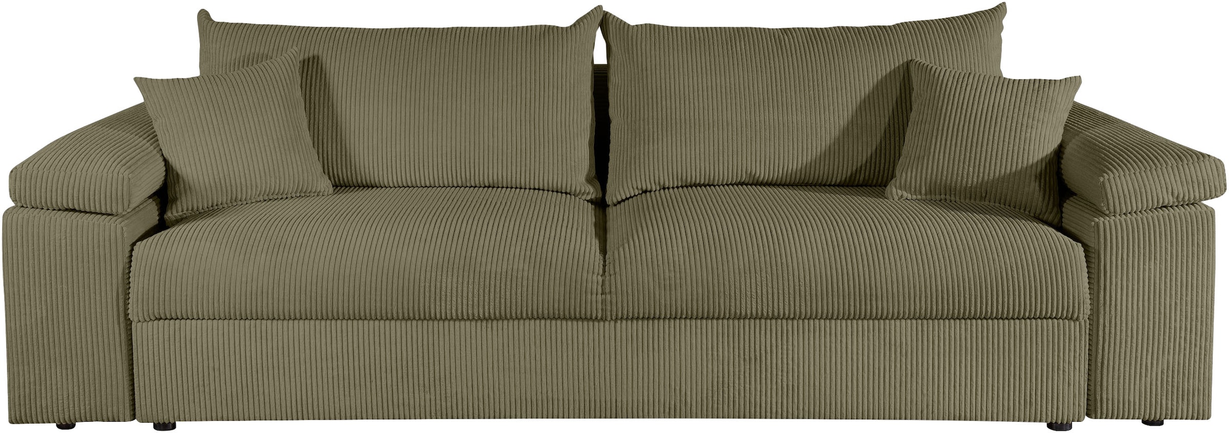 COLLECTION AB Schlafsofa »Mara, B: 249 cm, Liegefl. 139x195 cm« Dauer-Schlaffunktion, Bettkasten & Federkern, wahlweise mit Topper