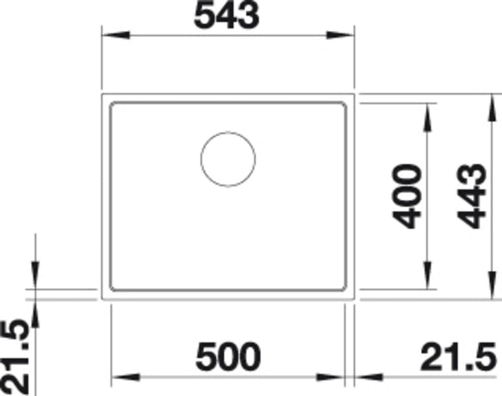 Blanco Granitspüle »SUBLINE 500-IF SteelFrame«, aus SILGRANIT®