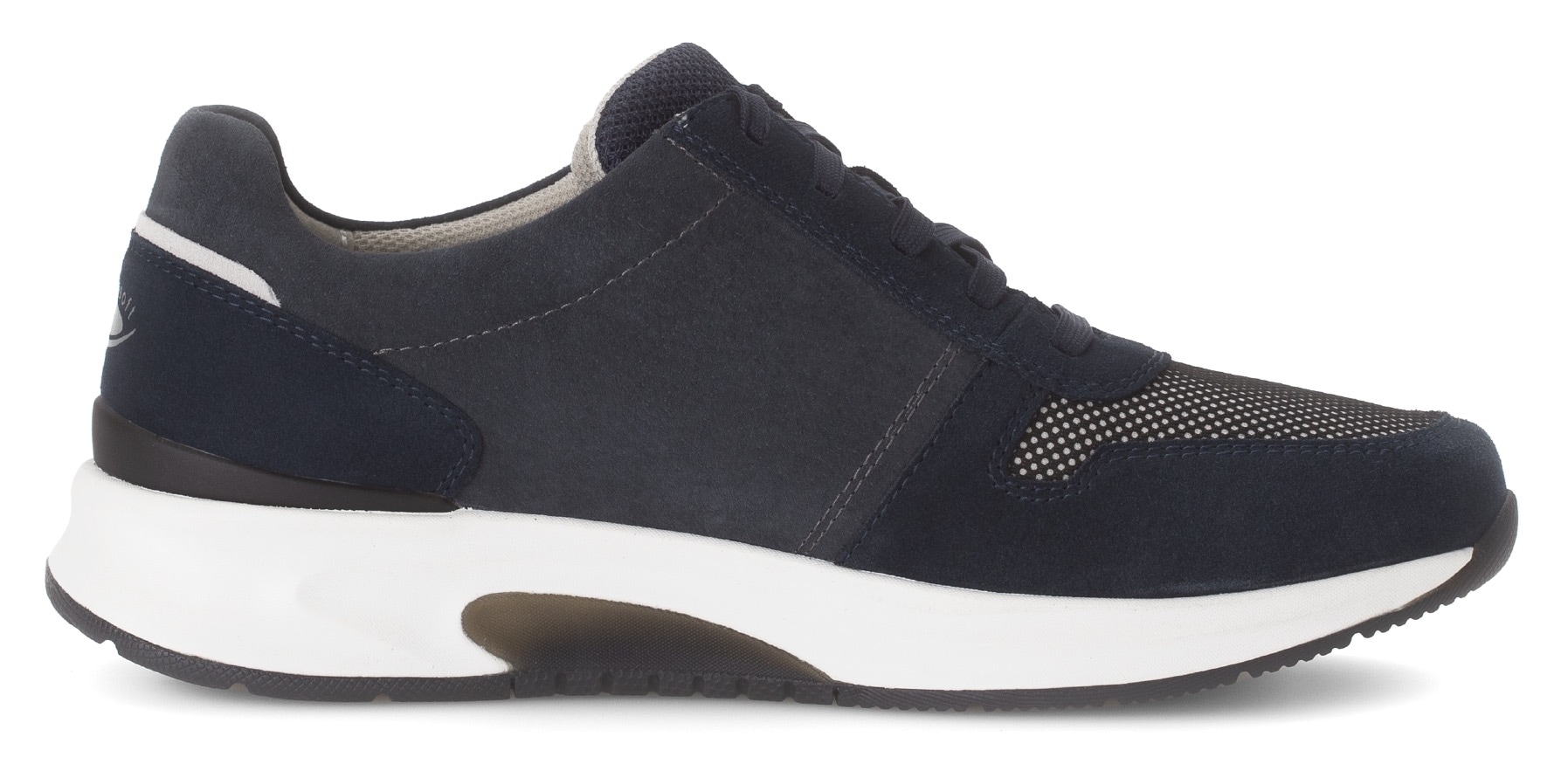 Gabor Rollingsoft Keilsneaker, Freizeitschuh, Halbschuh, Schnürer mit Außenreißverschluss, G-Weite