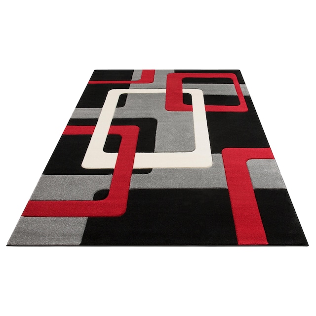 my home Teppich »Maxim«, rechteckig, Hoch-Tief-Effekt, Kurzflor, 3D-Design  bei OTTO