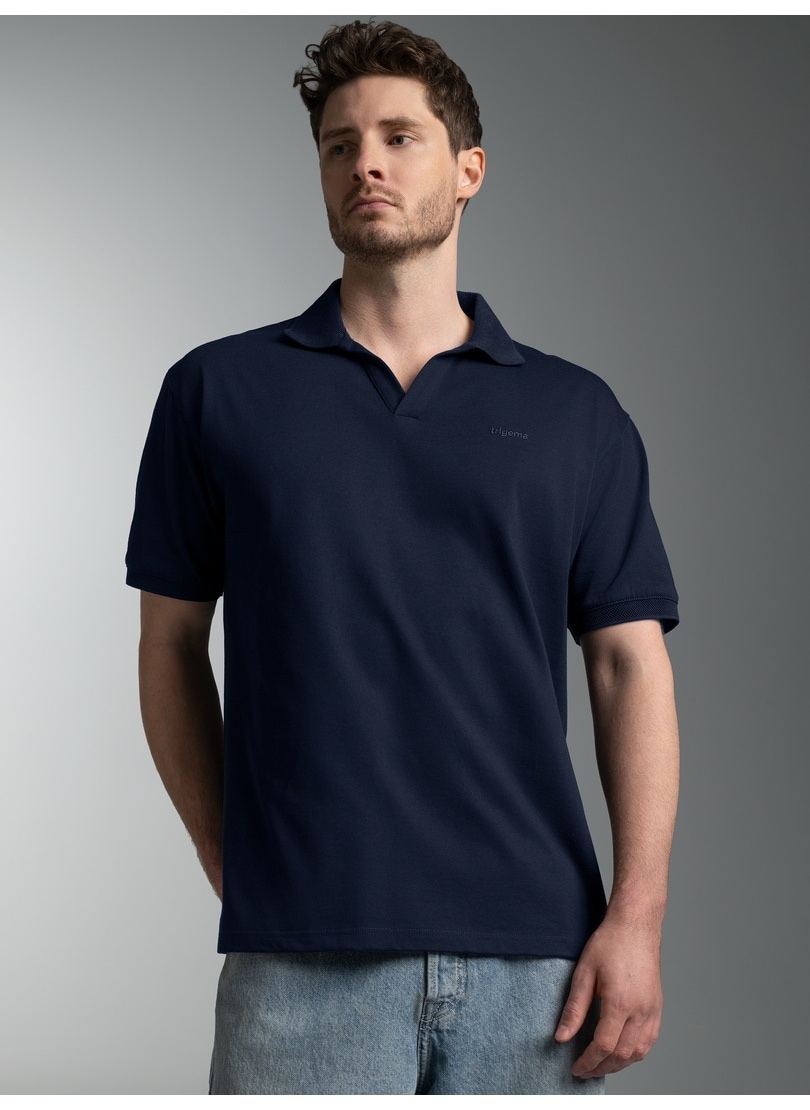Trigema Poloshirt »TRIGEMA Poloshirt DELUXE ohne Knopfleiste« 1