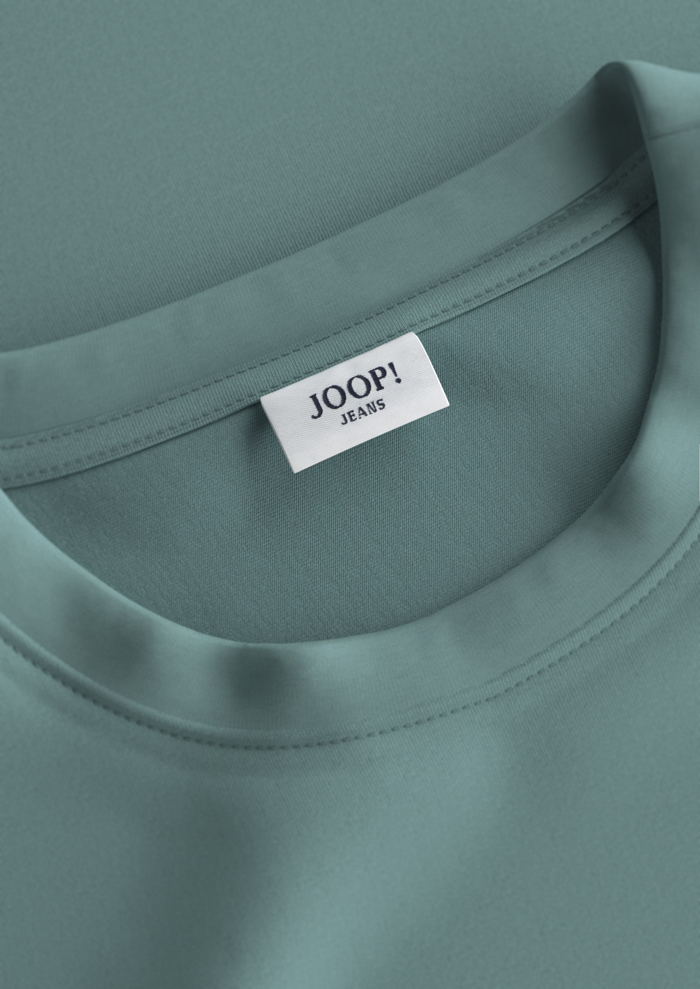 Joop Jeans Kurzarmshirt »Alphis«, Mit Ton-in Ton Logoprint