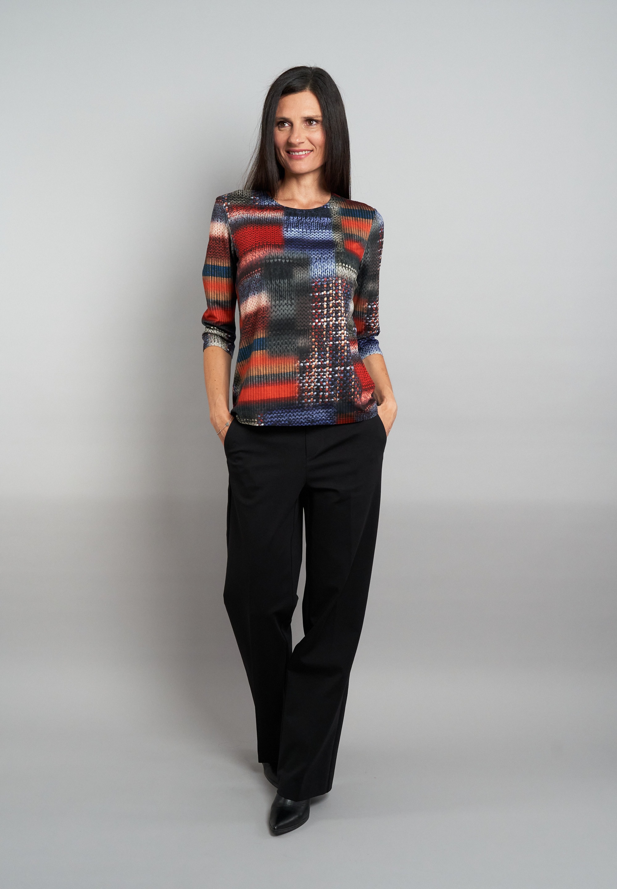 Seidel Moden 3/4-Arm-Shirt, mit besonderem Print