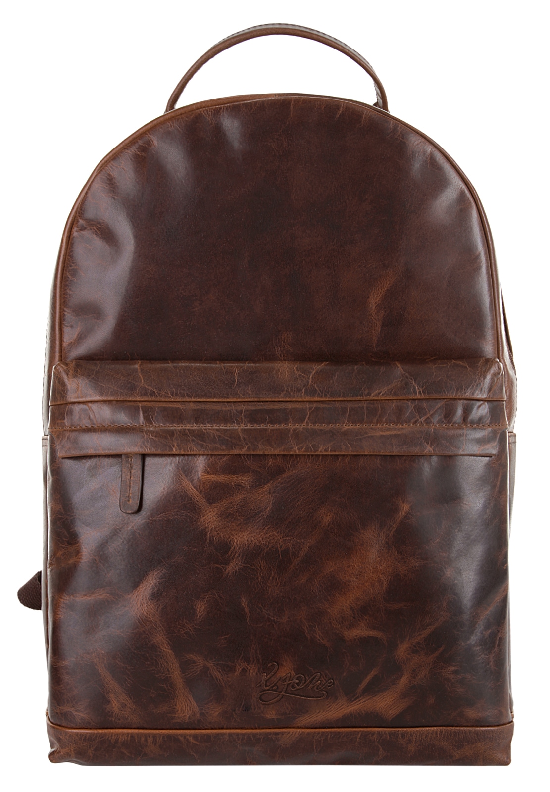 X-Zone Laptoprucksack, echt Leder