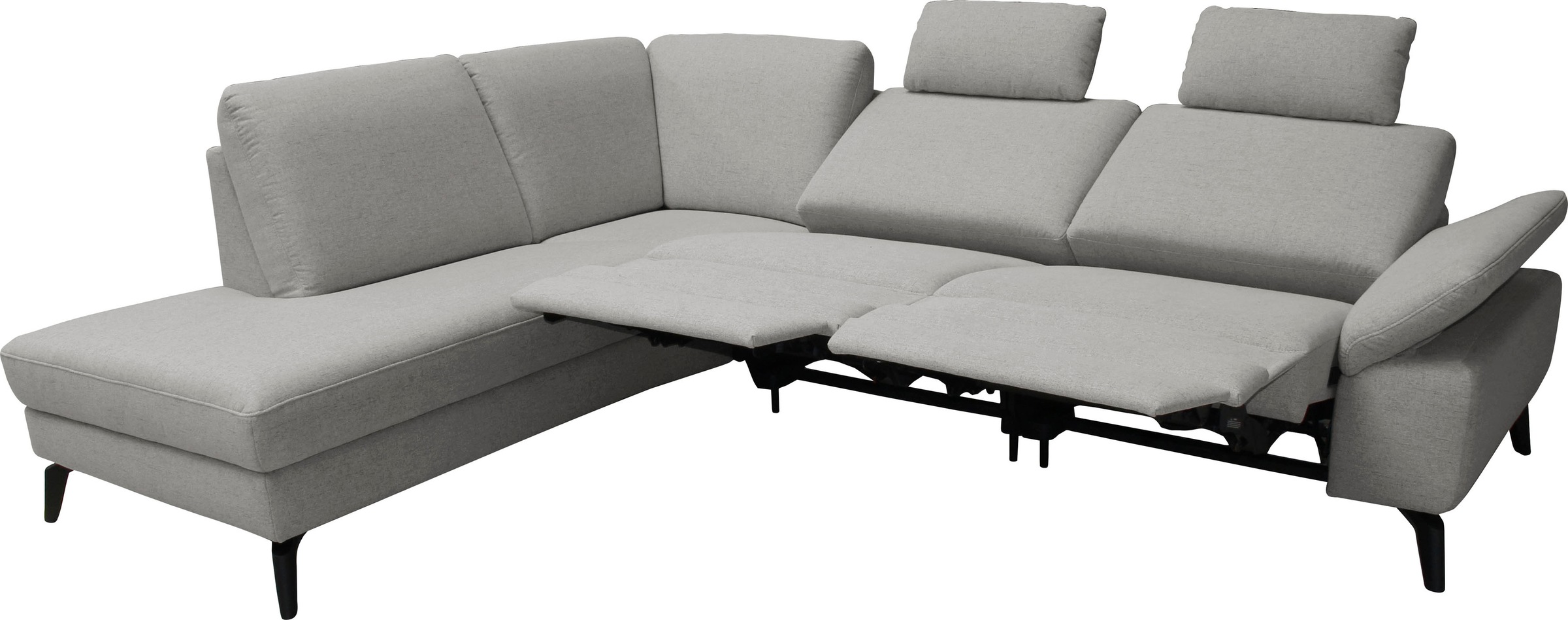 alina Ecksofa, inkl. Kopfstützen, wahlweise mit Relaxfunktion, Breite: 267 cm