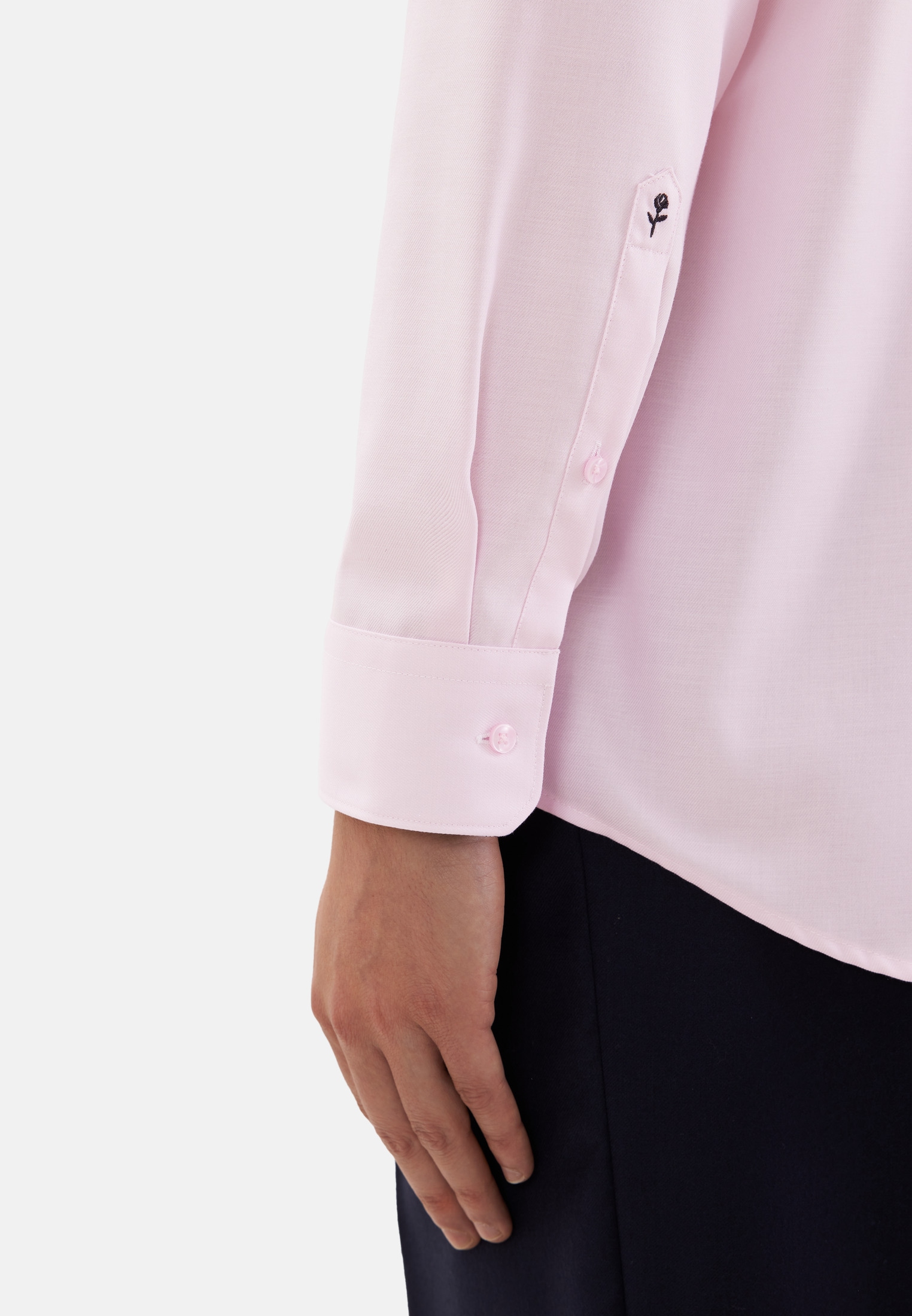 seidensticker Businesshemd »Schwarze Rose« Regular 1/1 Kentkragen Uni