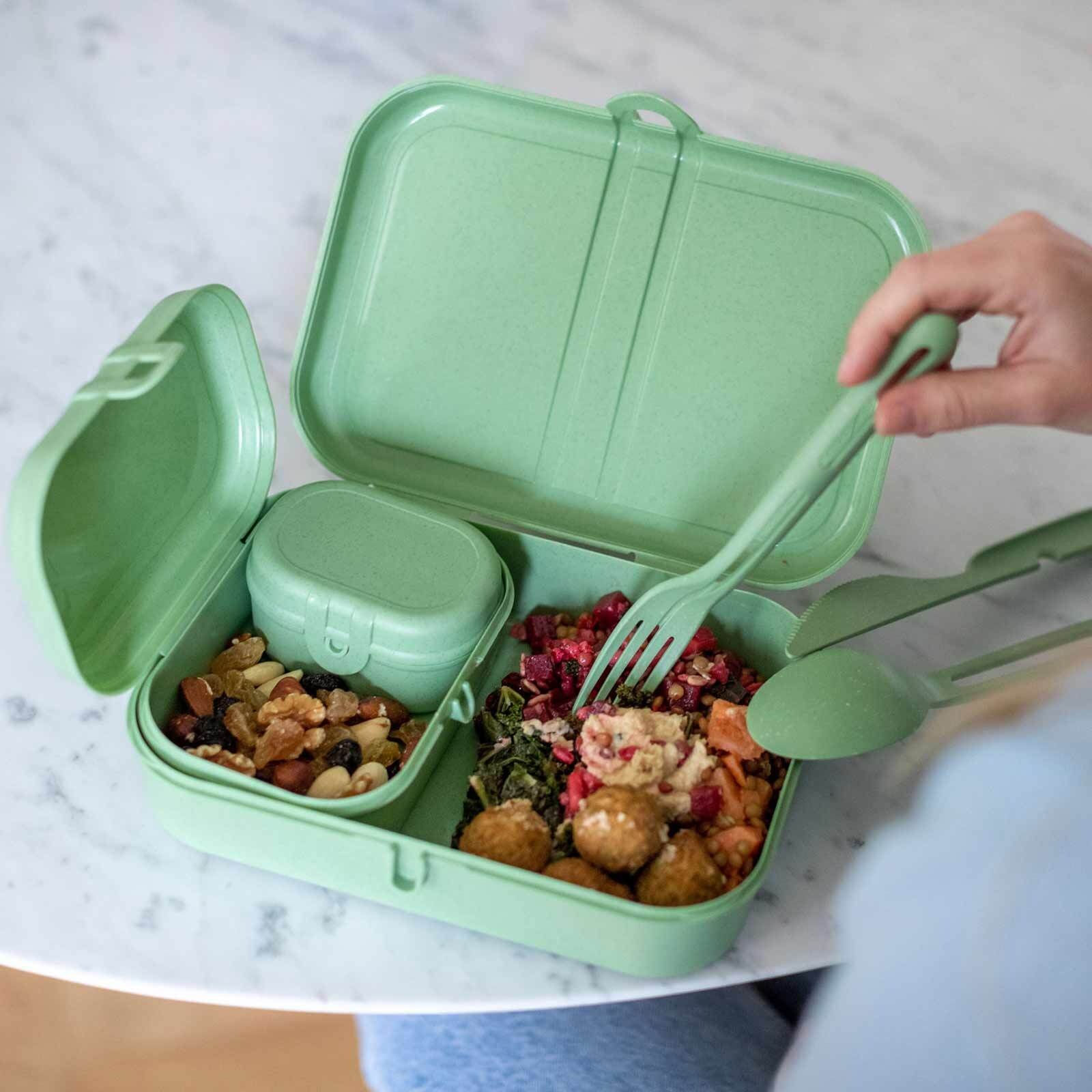 KOZIOL Lunchbox »Lunchbox-Set inkl. Besteck Pascal Ready«, (1 tlg.)