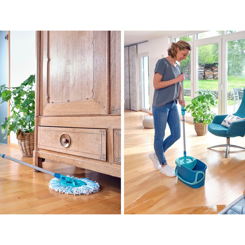 Leifheit Bodenwischer-Set »Set CLEAN TWIST Disc Mop Ergo«