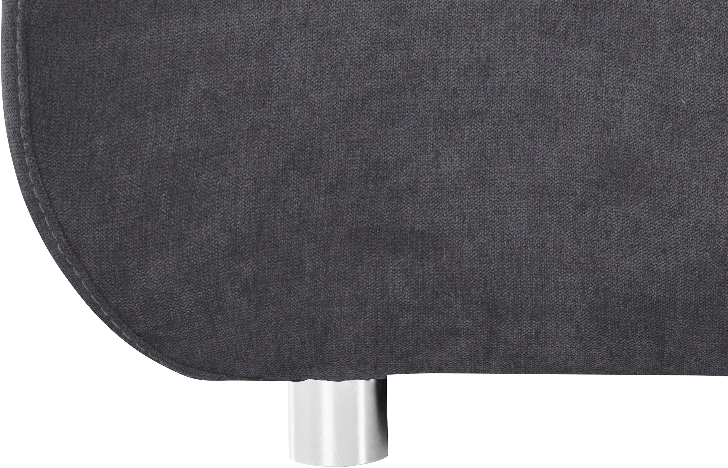 INOSIGN Ecksofa »Imola, elegant und modern, aktuelle Steppung im Sitz, bequem, L-Form«, frei im Raum stellbar, wahlweise mit Bettfunktion und Bettkasten