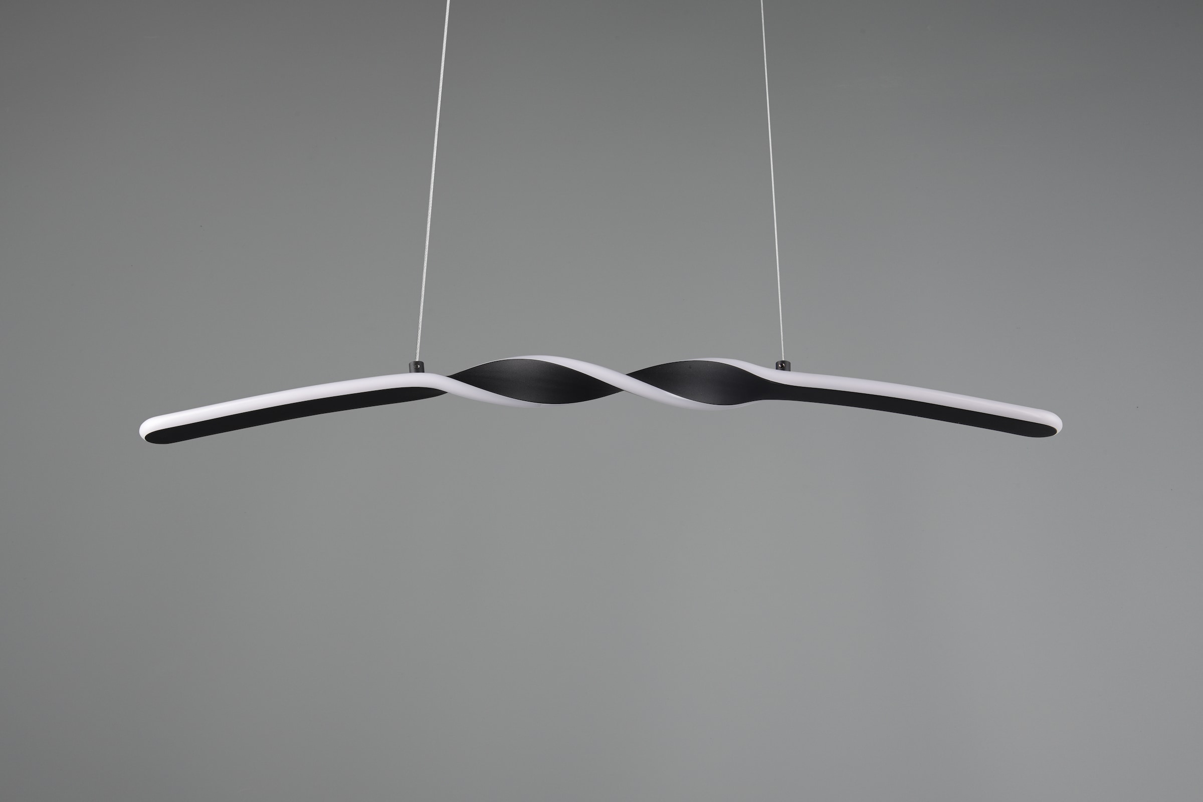 REALITY Leuchten LED Pendelleuchte »GINKO, Hängeleuchte LED 18W 1980 Lumen 3000K warmweiß« LED-Board 1 Stk. Warmweiß Hängelampe Esszimmer, höhenverstellbar bis max 150cm, Breite 79 cm