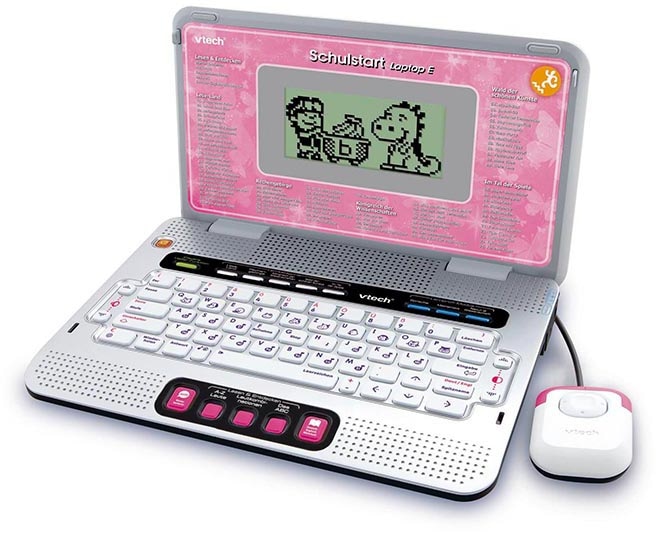 Vtech® Kindercomputer »School & Go, Schulstart Laptop E - pink«
