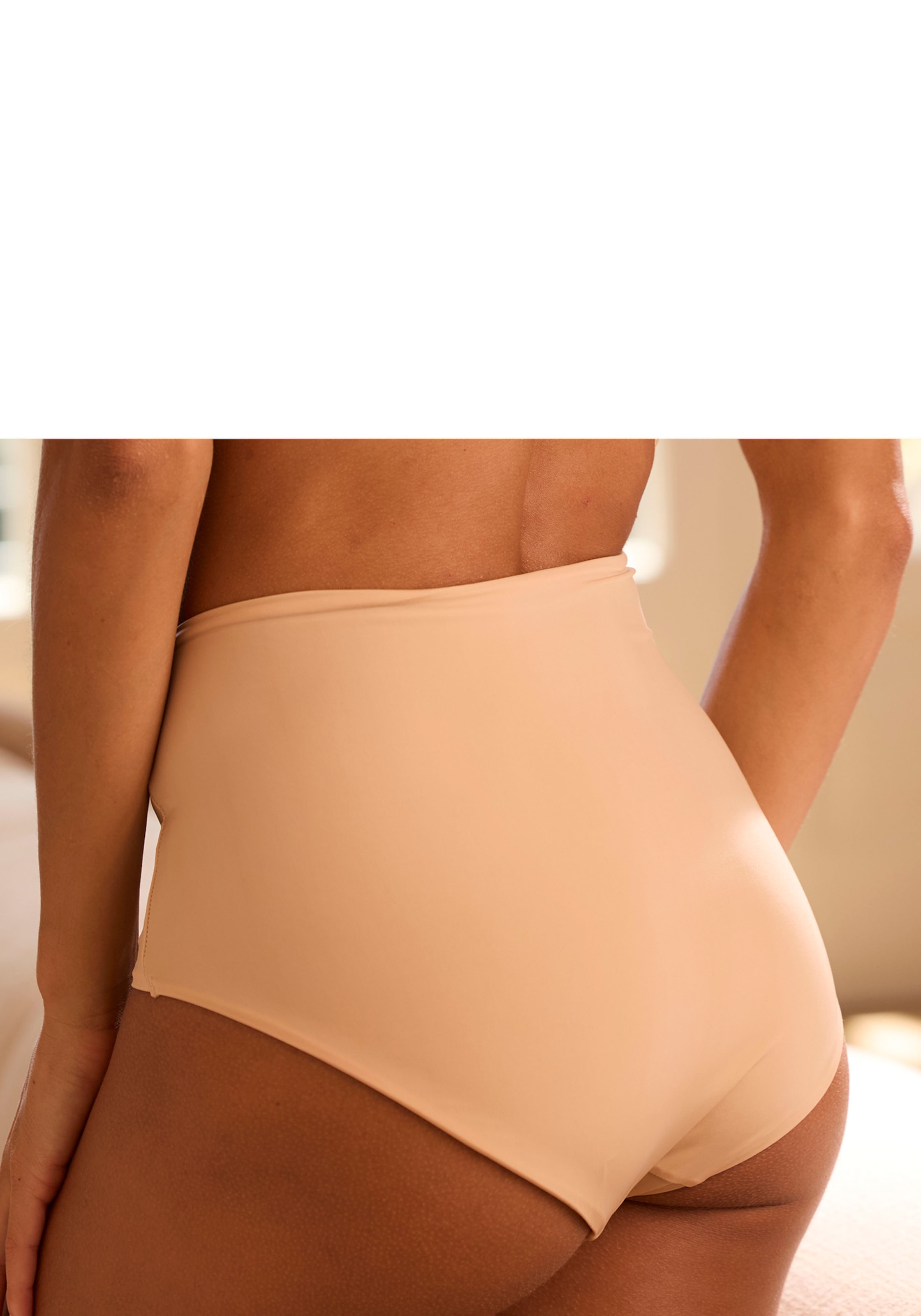 JETTE High-Waist-Slip, mit komfortabler, flacher Kantenverarbeitung, sexy Dessous, Reizwäsche