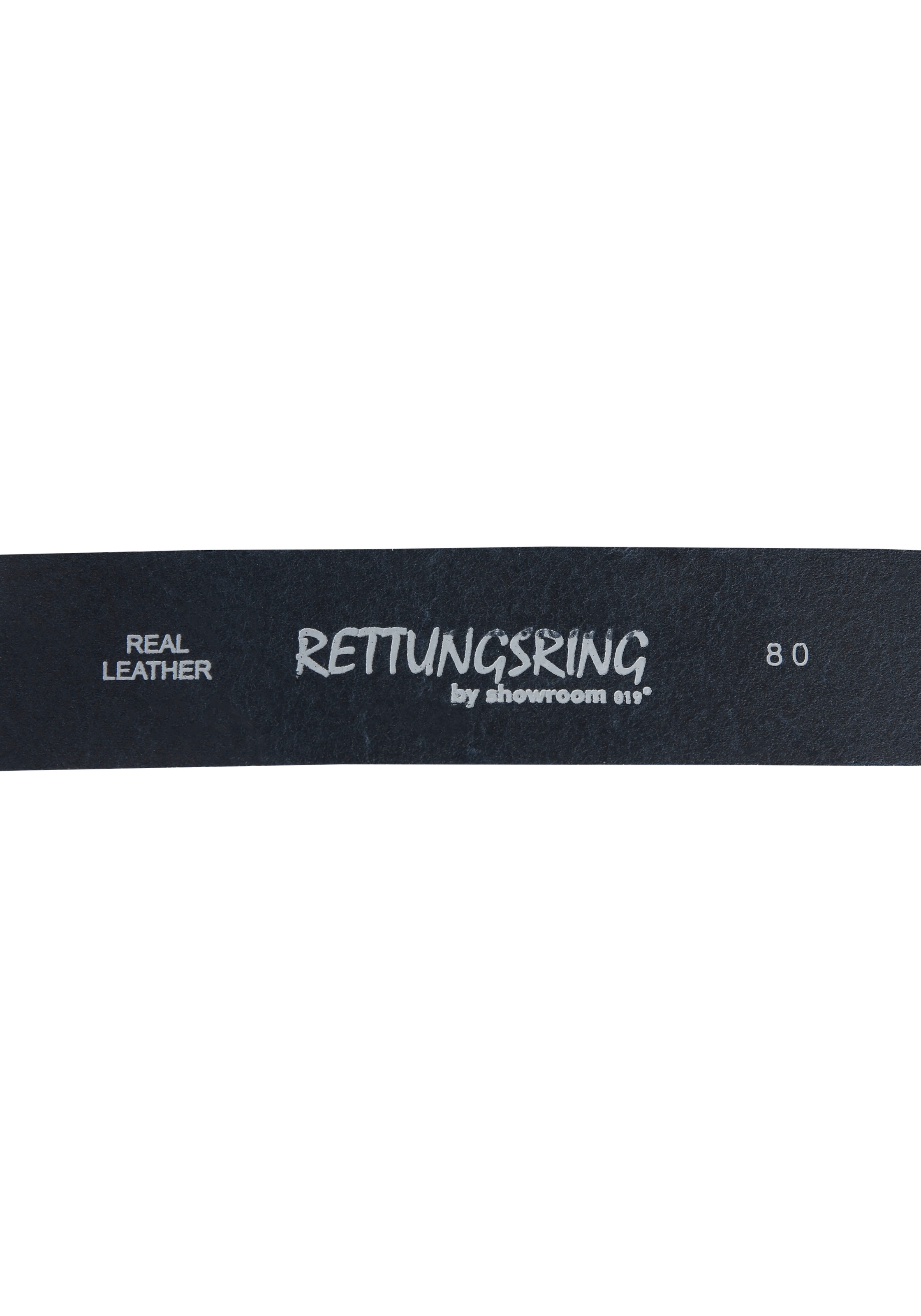RETTUNGSRING by showroom 019° Ledergürtel, mit austauschbarer Schließe »Oval Nieten Mit Strass«