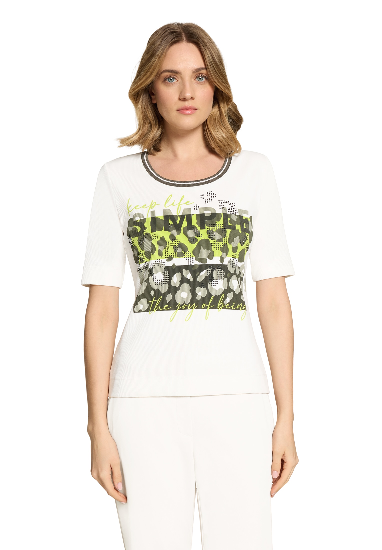 Betty Barclay Rundhalsshirt »Basic Shirt mit Rippenstruktur«