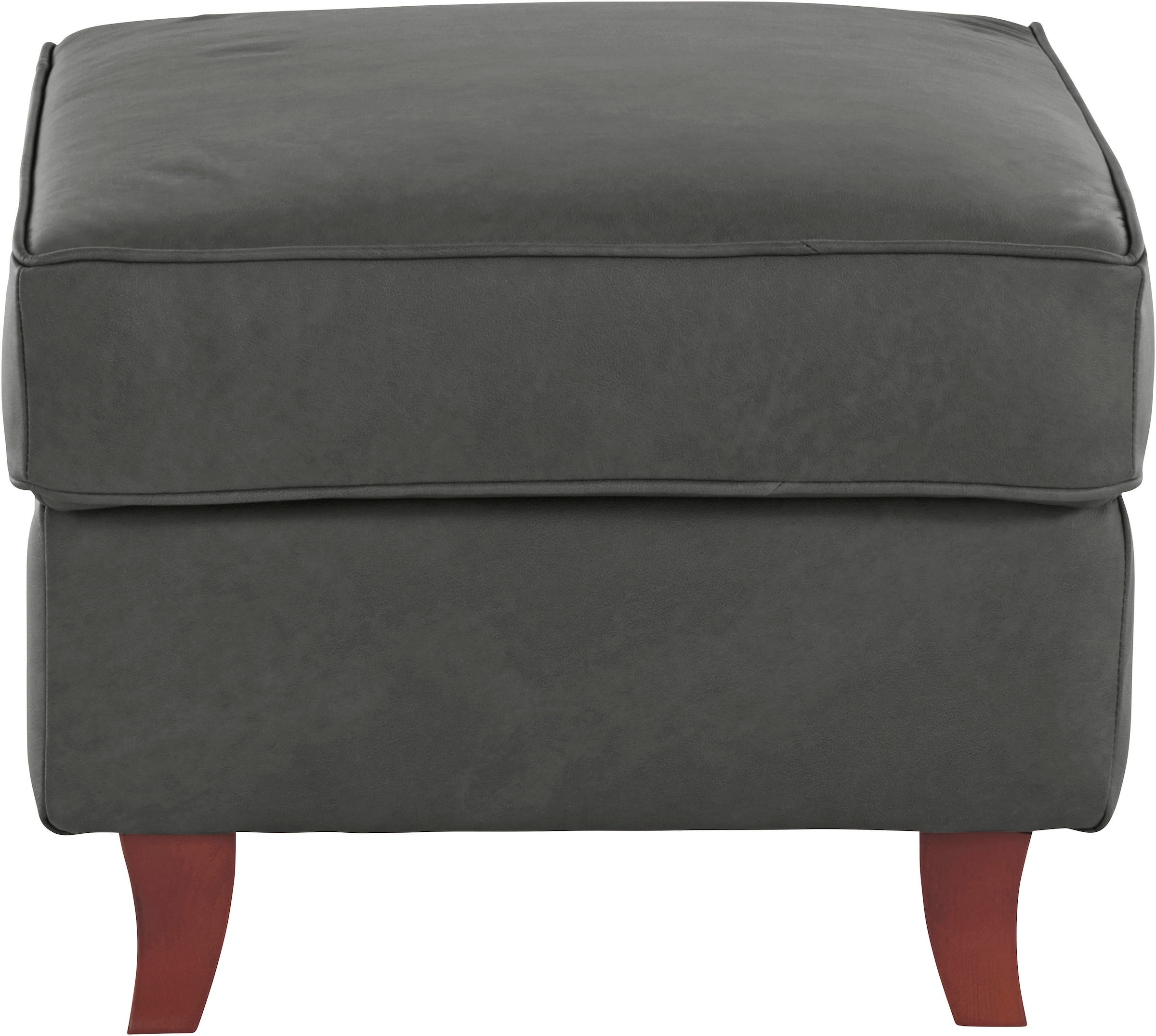 Home affaire Polsterhocker »Reims«, echte Chesterfield-Knopfheftung, Samtoptik mich changierender Optik
