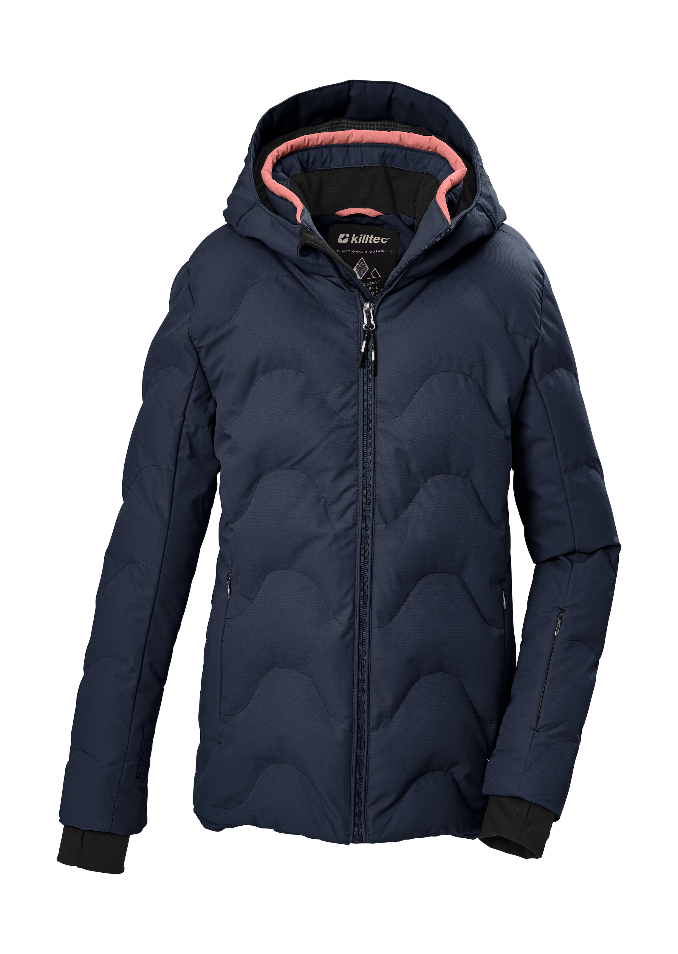 Killtec Skijacke »KSW 194 GRLS SKI JCKT« Winddichte, wasserabweisende Kinder-Ski-Steppjacke