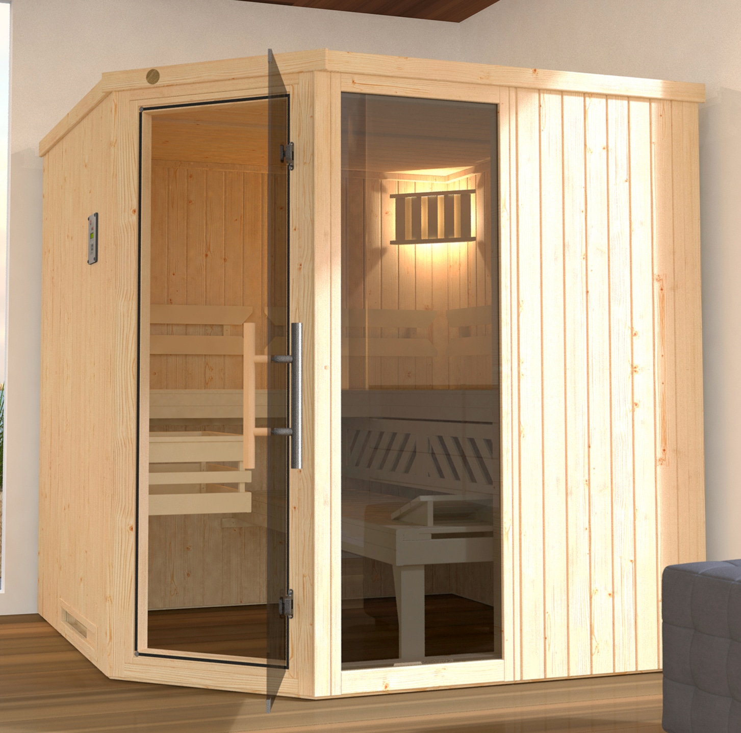 weka Sauna »Varberg 3«, ohne Ofen