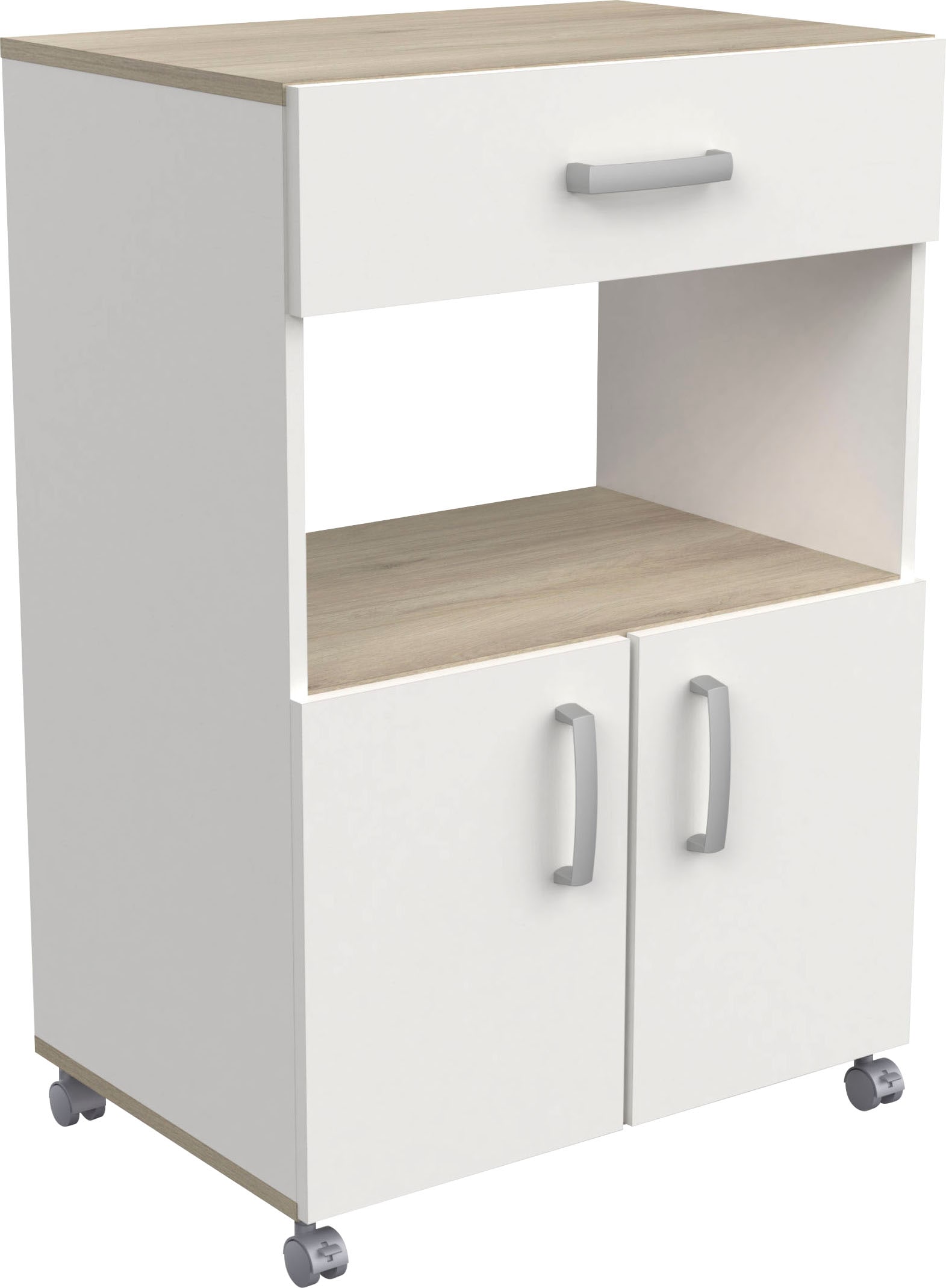 Demeyere GROUP Mikrowellenumbauschrank »Anis«, MIKROWELLENSCHRANK 2 TUERIG/1 SCHUBLADE "ANIS"