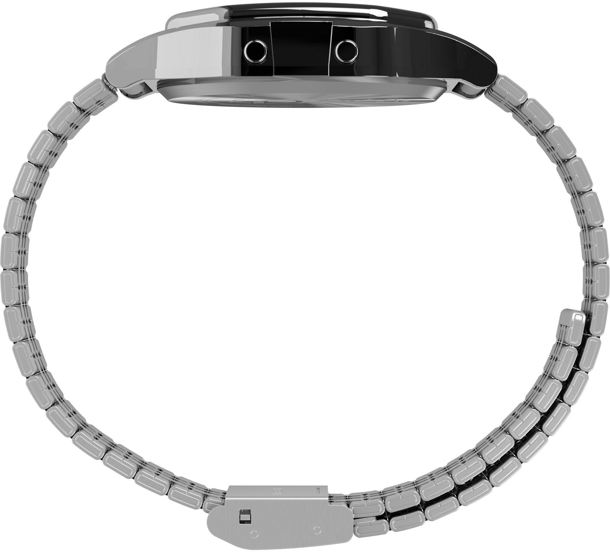 Timex Digitaluhr »PEANUTS TIMEX 80« Quarzuhr, Armbanduhr, Damenuhr, Herrenuhr,Edelstahlarmband