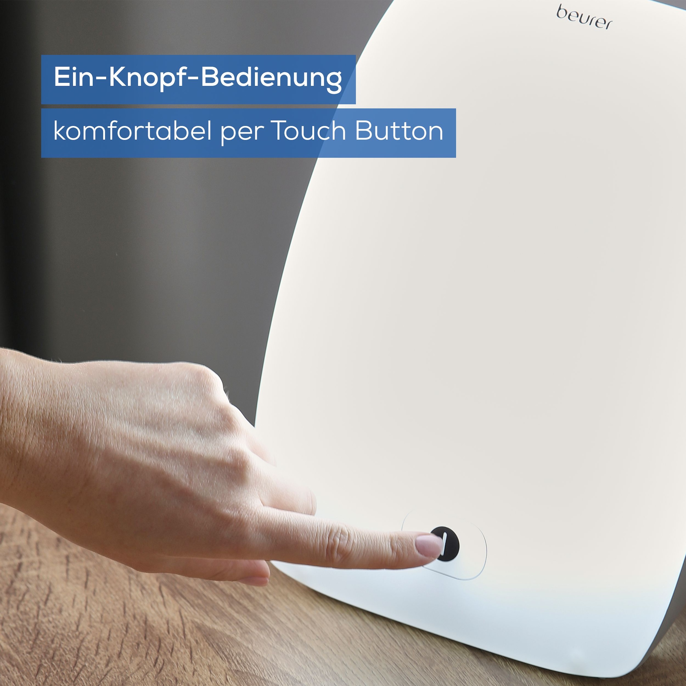 BEURER Tageslichtlampe »Beurer TL 41 Touchfunktion, Medizinprodukt«, Zur Anwendung bei Lichtmangelerscheinungen und gedrückter Stimmung