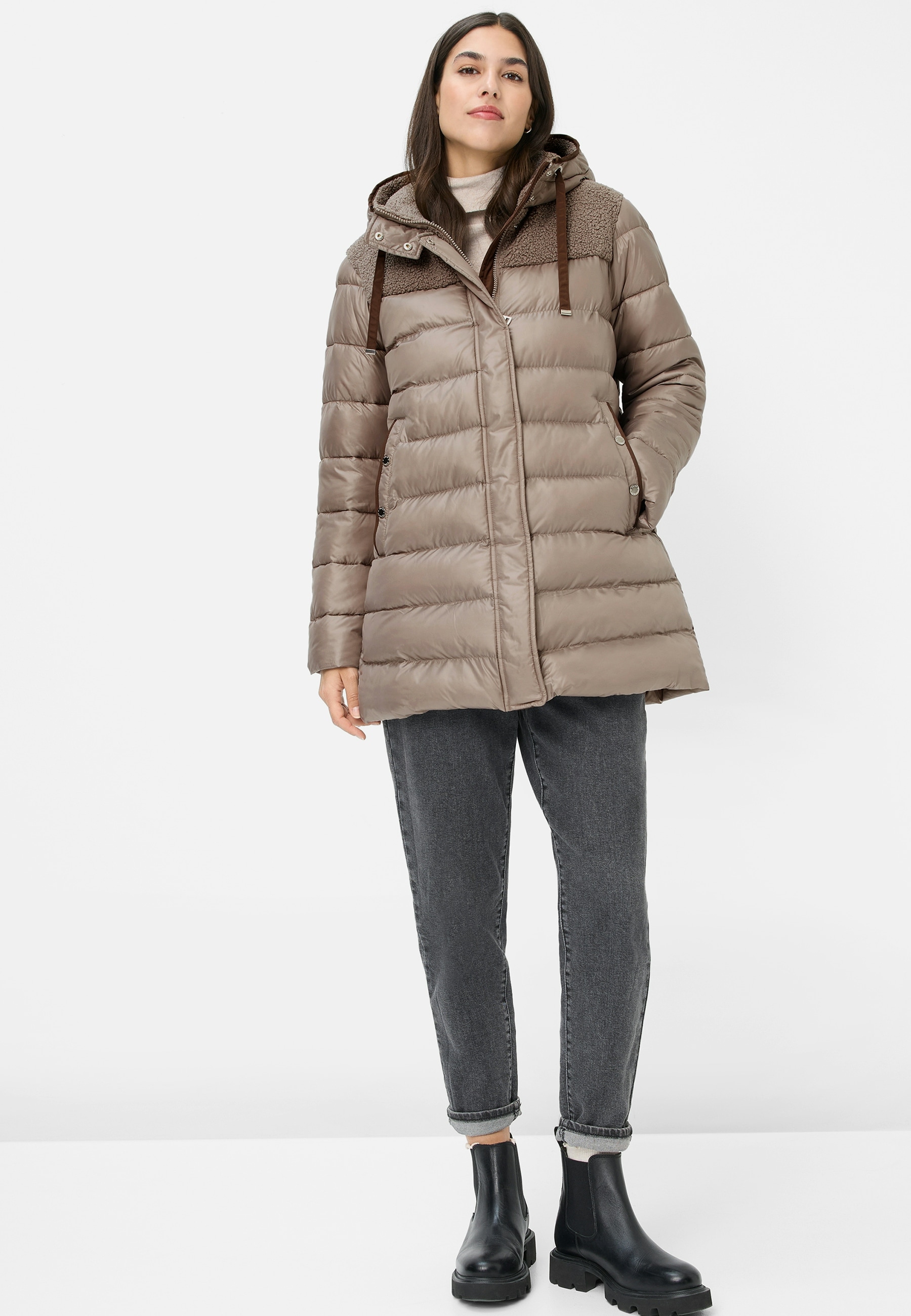 Fuchs Schmitt Steppjacke, mit Kapuze, mit Kapuze