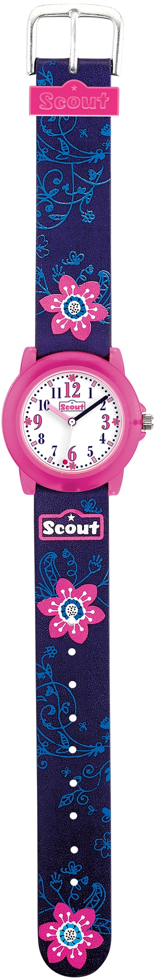 Scout Quarzuhr »Crystal, 280305028«, mit Blumenmotiv, ideal auch als  Geschenk im OTTO Online Shop