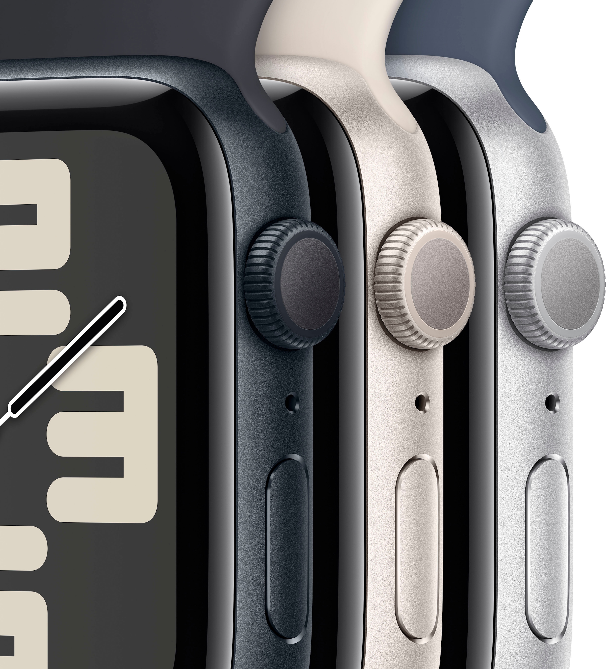 Apple Smartwatch »Watch SE GPS 44 mm Aluminium One-Size«, (Watch OS 10 Sport Loop)