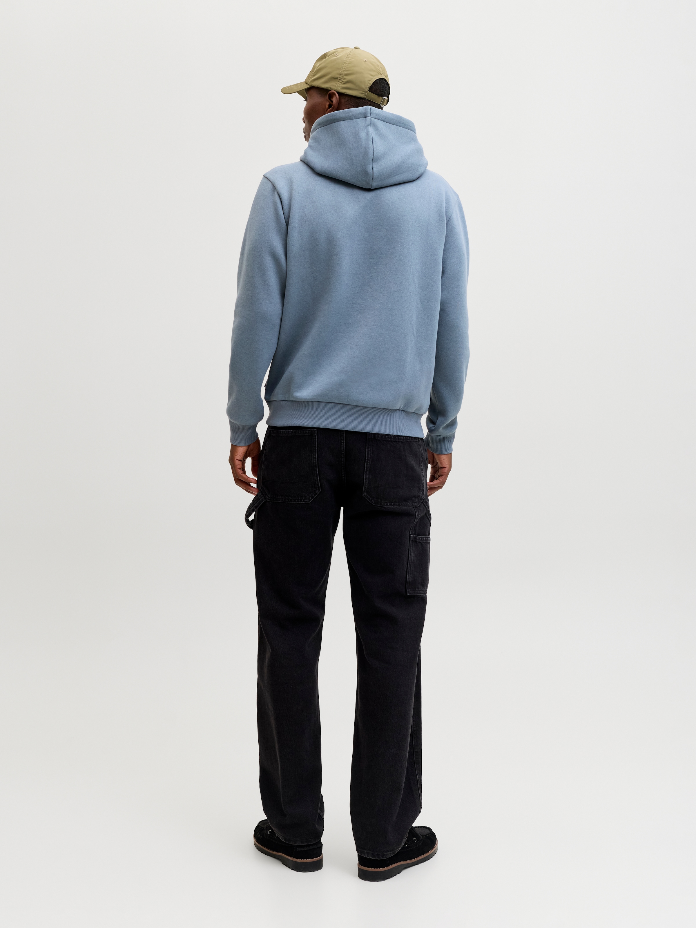 Jack & Jones Kapuzensweatshirt »JJEBRADLEY SWEAT HOOD NOOS«, Materialmix, relaxed fit

