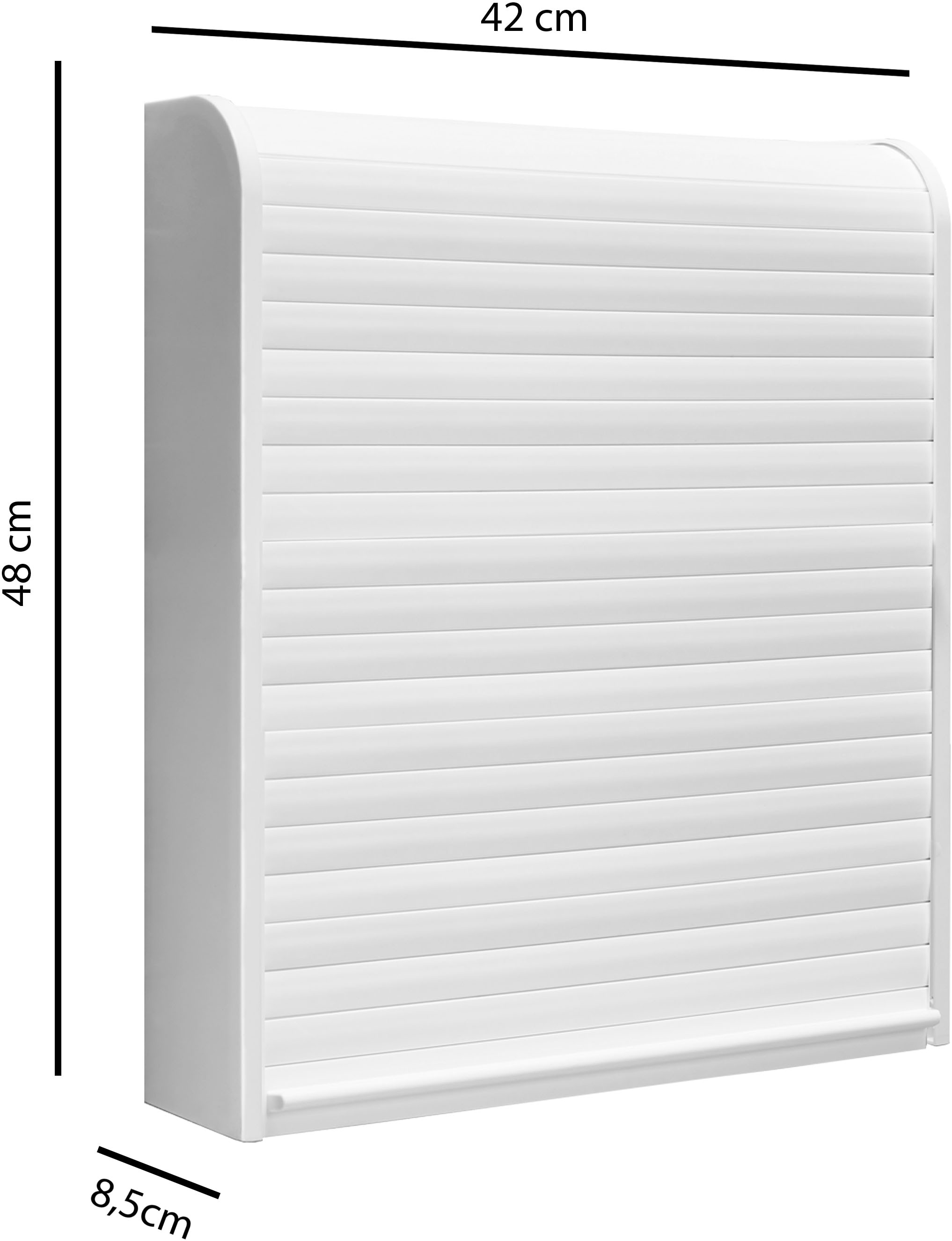 Bischof Medizinschrank »Salus« Kompaktes Medizinschränkchen mit verschließbarem Rolladen