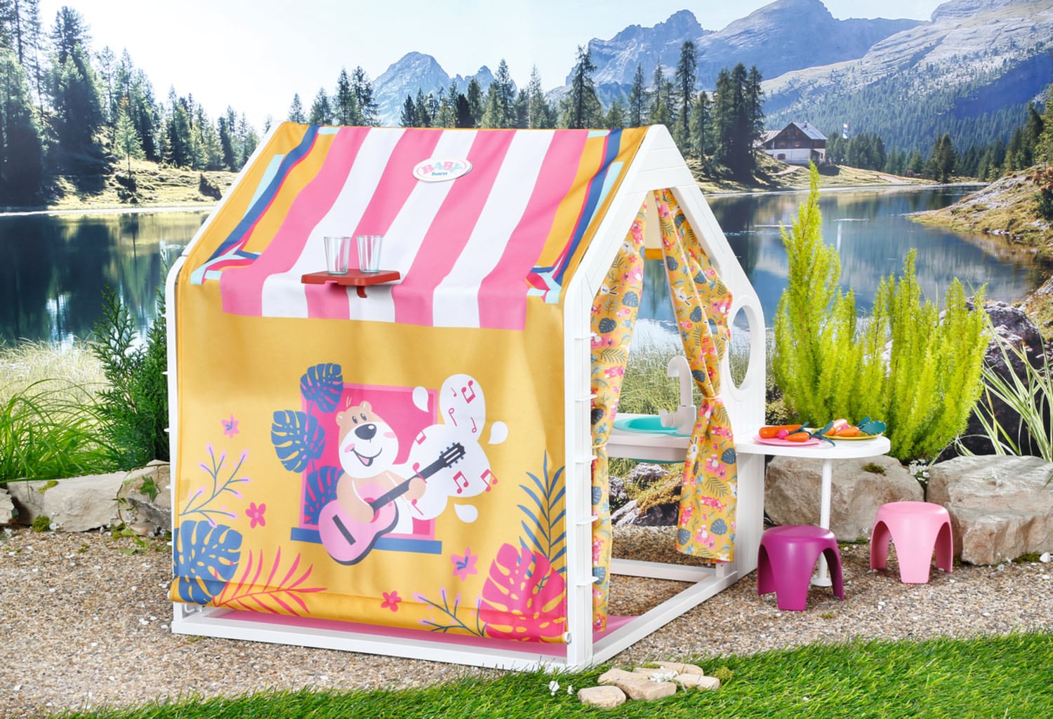 Baby Born Puppenhaus »Weekend Haus«, mit Licht- und Soundeffekten