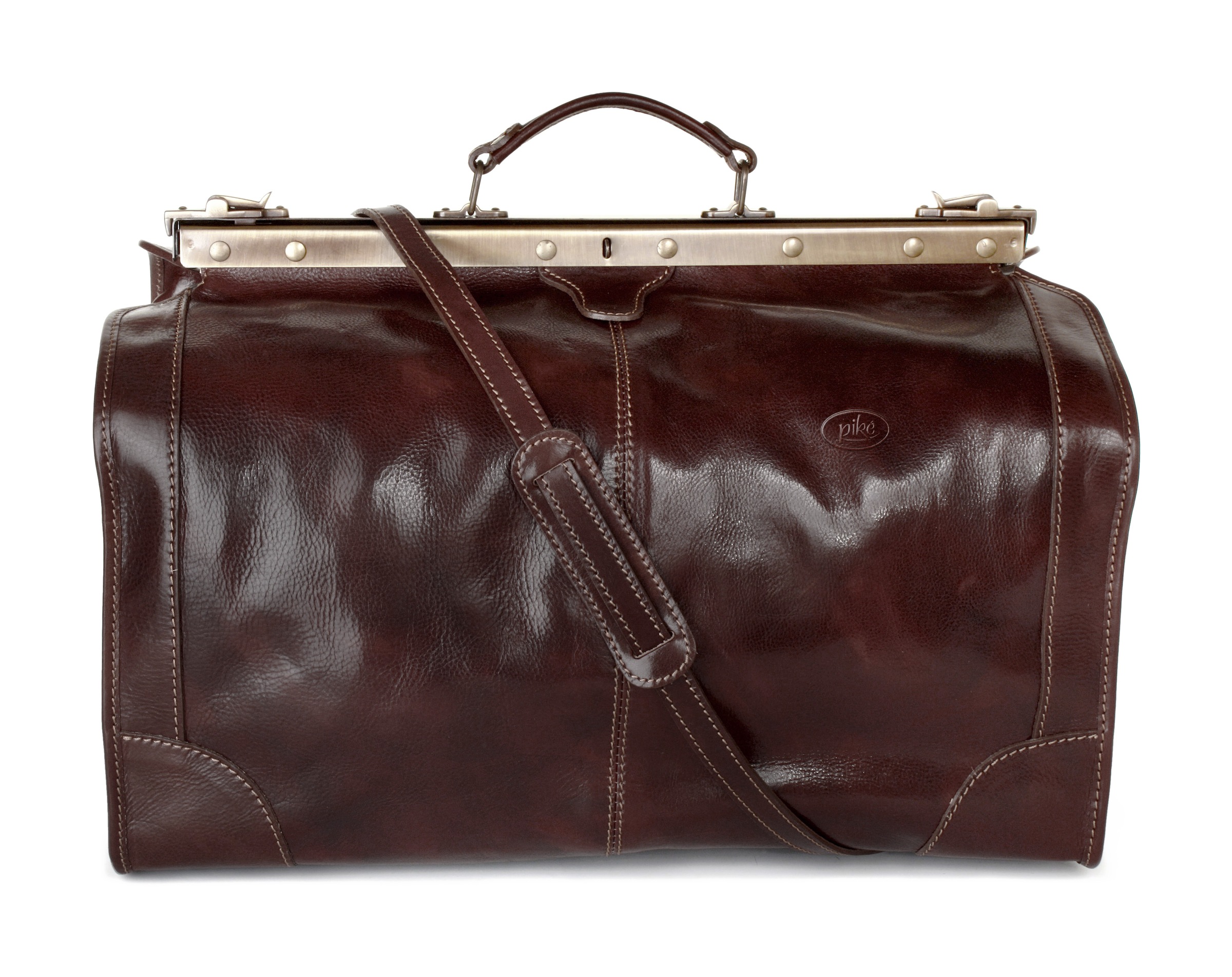 Piké Reisetasche »LOMBARDIA GRANDE«, vegetabil gegerbt