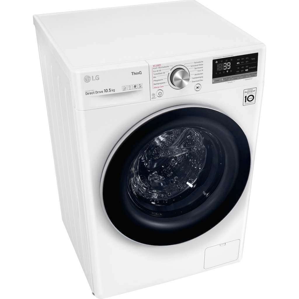 LG Waschmaschine »F4WV710P1«, Serie 7, F4WV710P1E, 10,5 kg, 1400 U/min