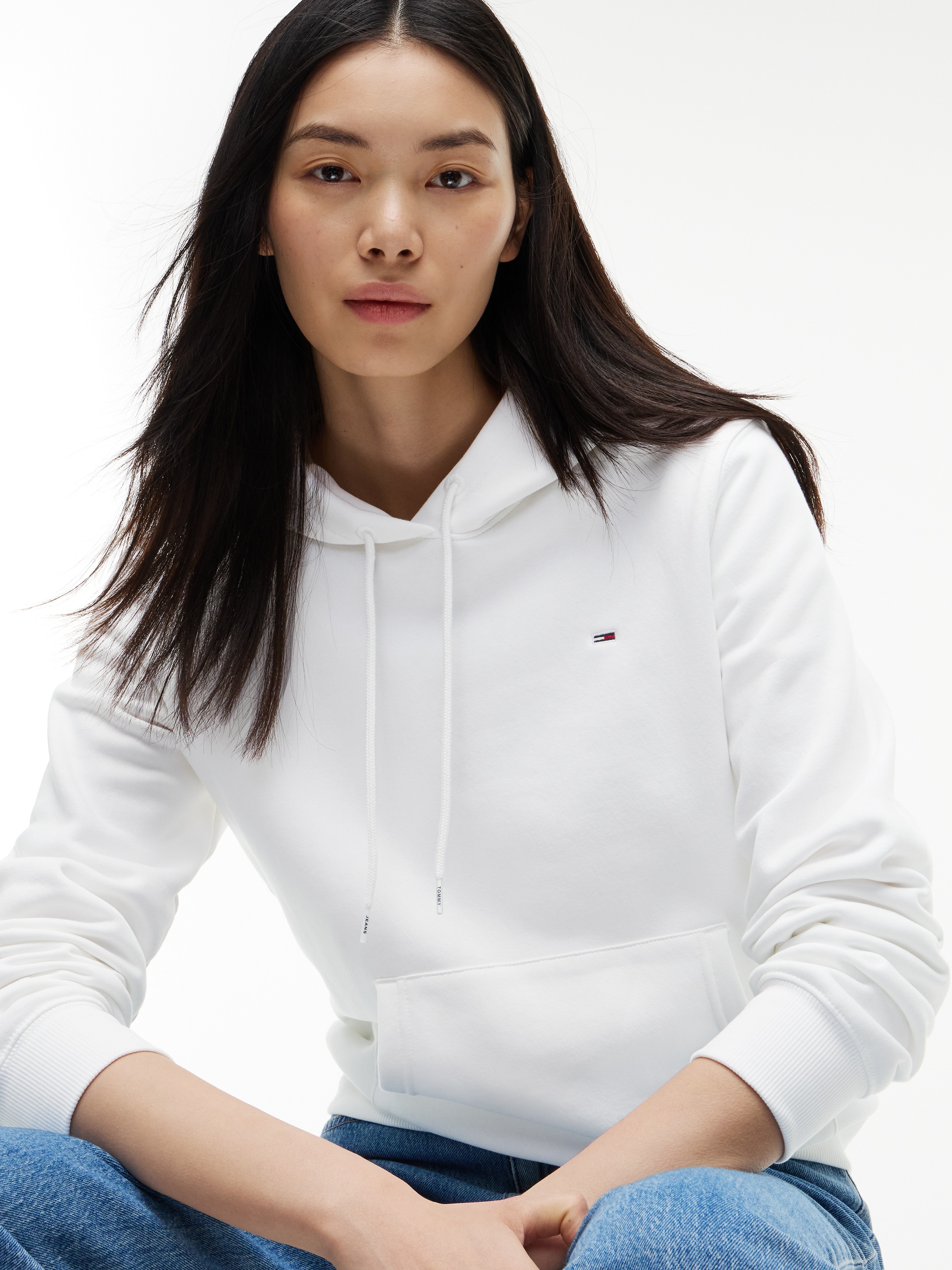 Tommy Jeans Kapuzensweatshirt »TJW REG S FLAG HOODIE«, mit Logo-Flag, Regular Fit

