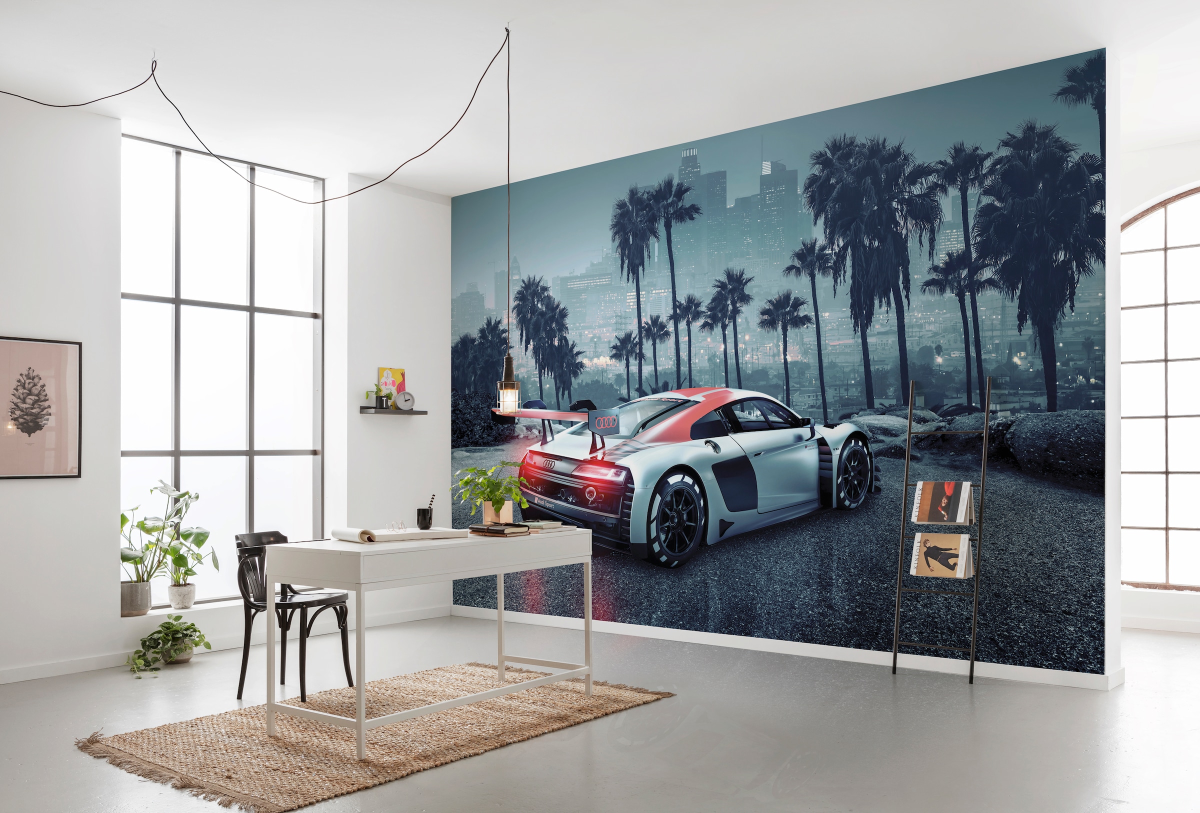 Komar Fototapete »Audi Höhe), (Breite inklusive 368x254 cm online x L.A.«, kaufen Kleister R8 OTTO bei