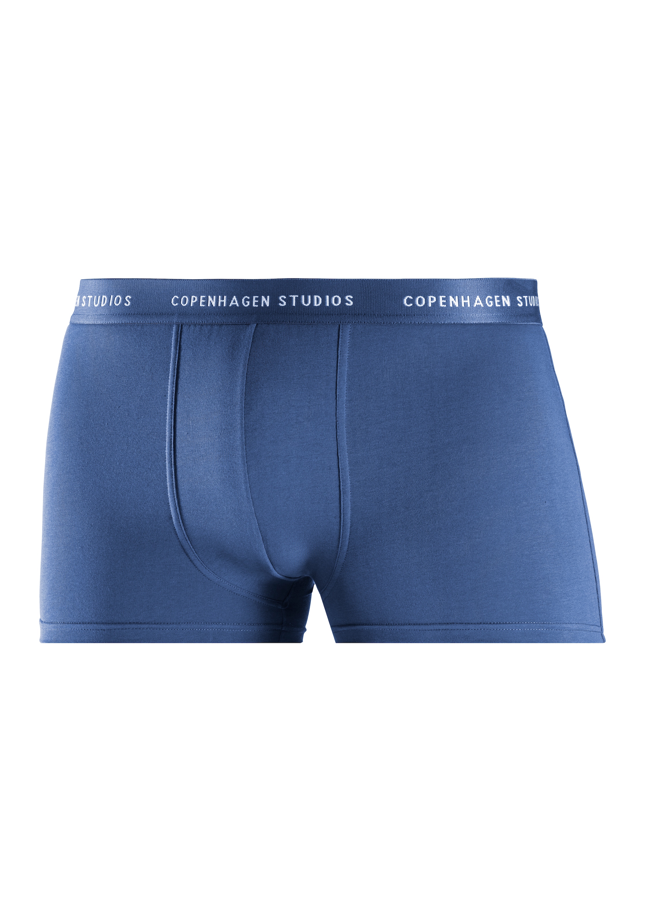 Copenhagen Studios Boxer »Boxershorts für Herren«, (3 St.), mit farbigem Logo-Bund