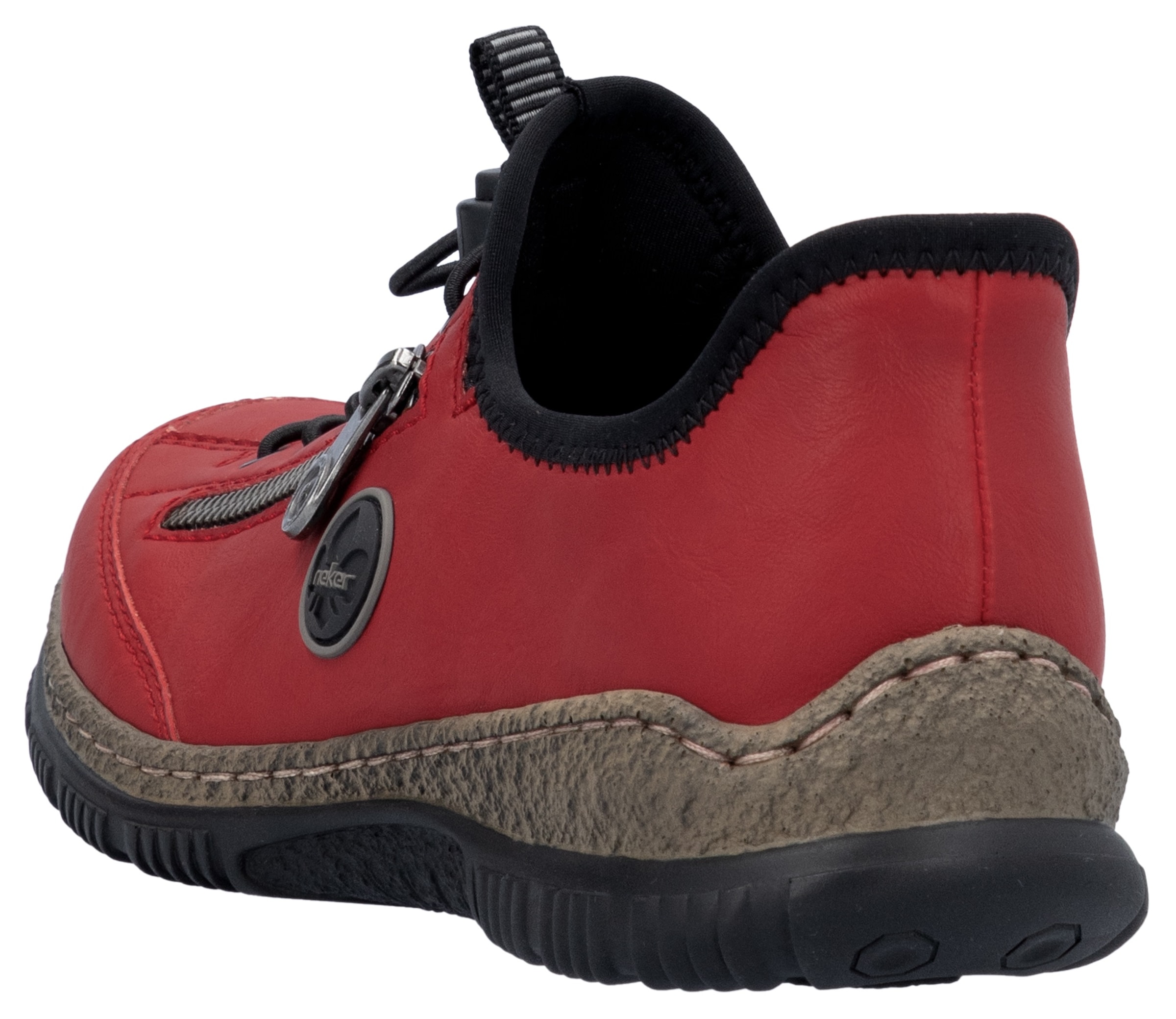 Rieker Slip-On Sneaker »Ready2GO«, Schlupfschuh, Freizeitschuh, Halbschuh mit MemoSoft-Ausstattung